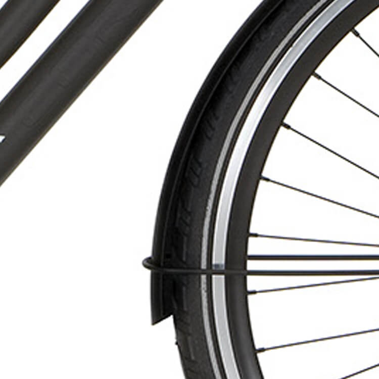 Cortina spatbord voor 28 speed jet black matt afbeelding