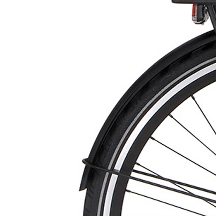 Cortina spatbord achter 28 speed jet black matt