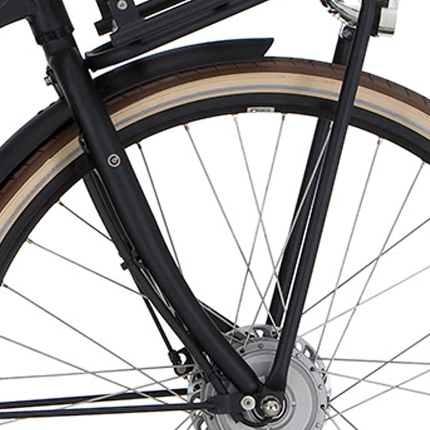 Cortina voorvork e-u4 h fm jet black matt afbeelding