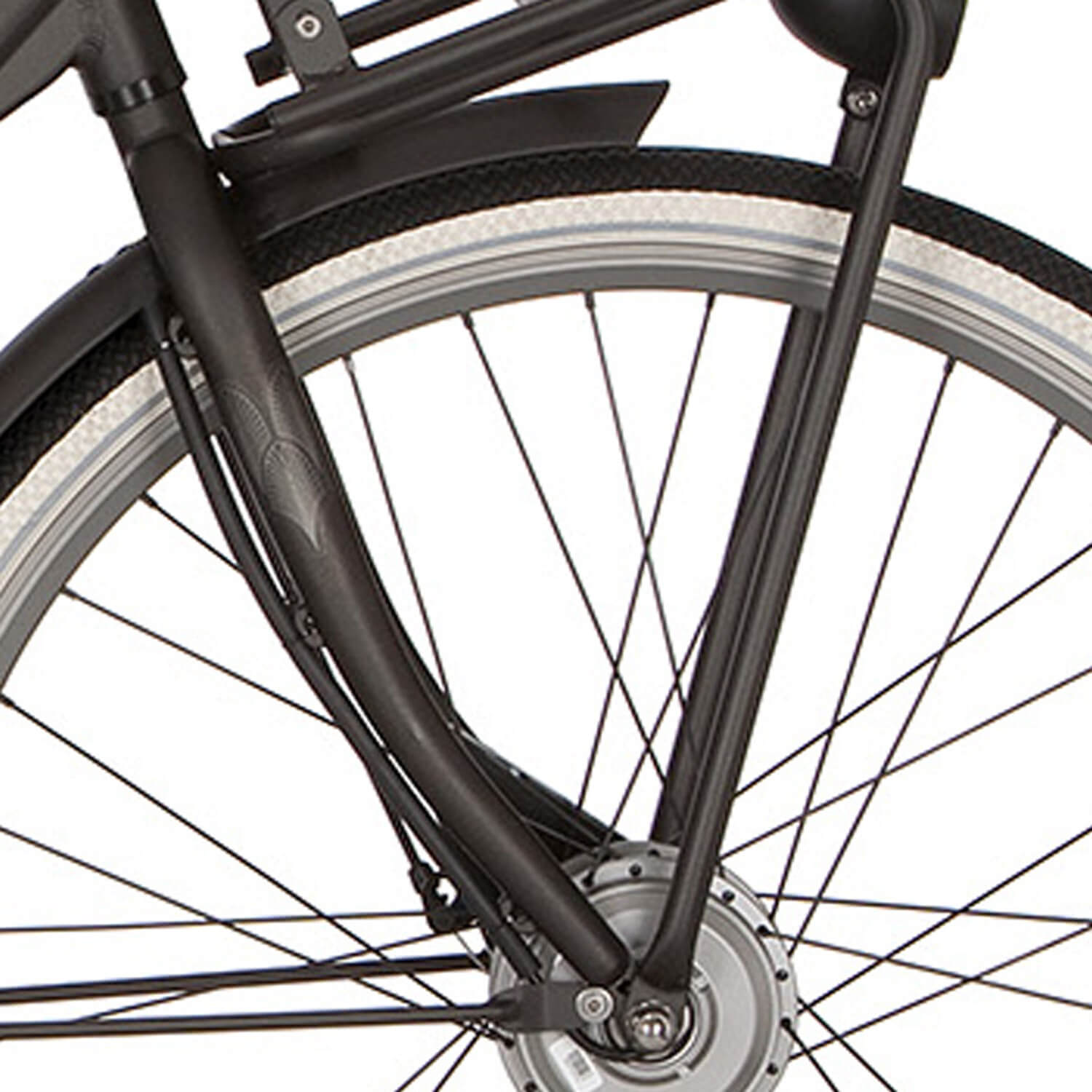 Cortina voorvork e-u4 d fm black graphite matt