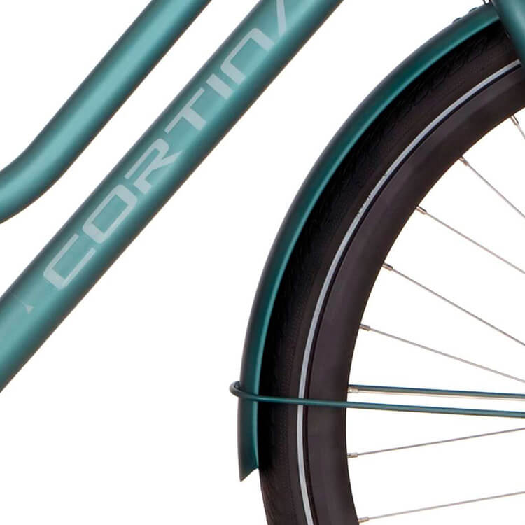 Cortina spatbord voor 28 speed matt beryl green