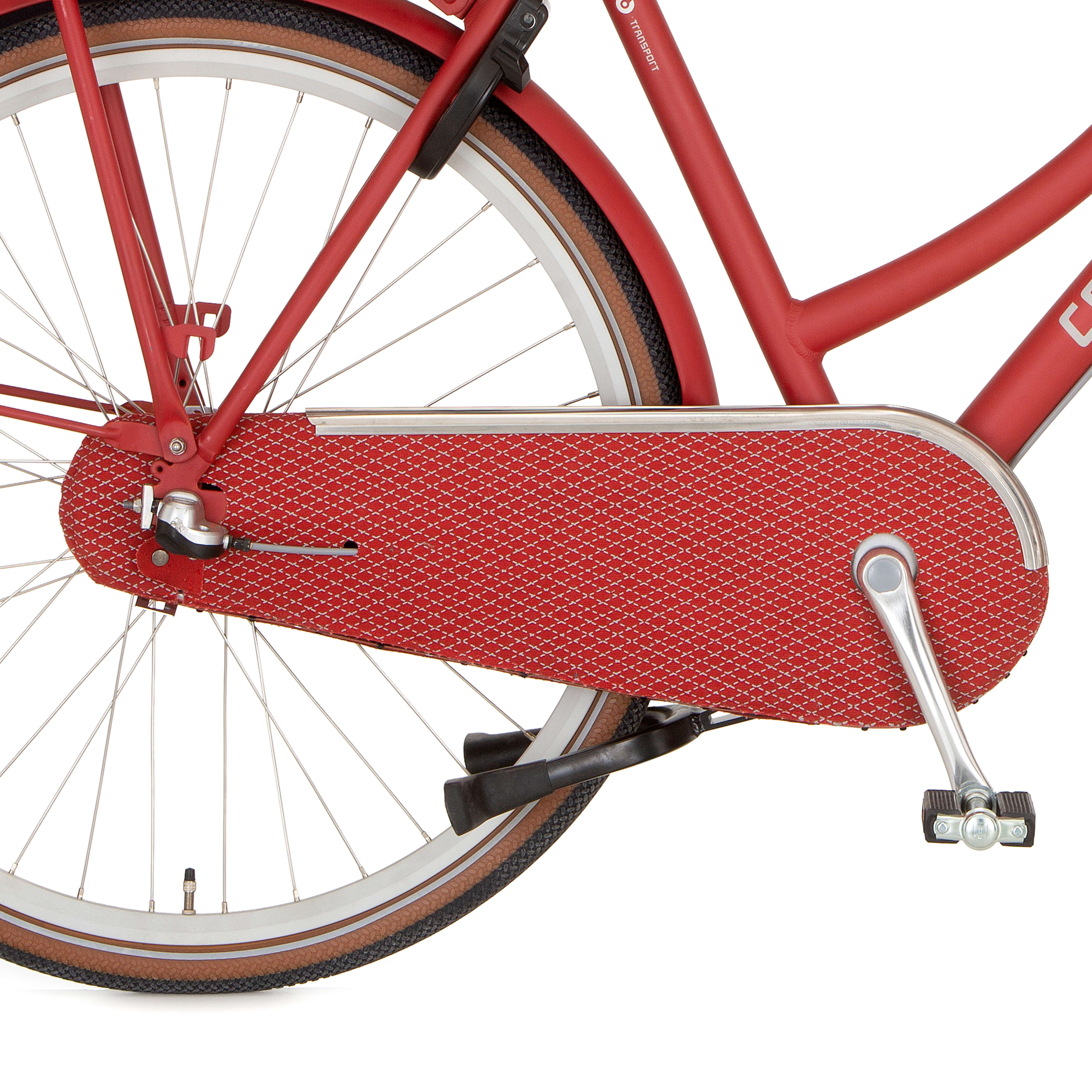 Cortina kettingkast canvas u4 true red matt afbeelding