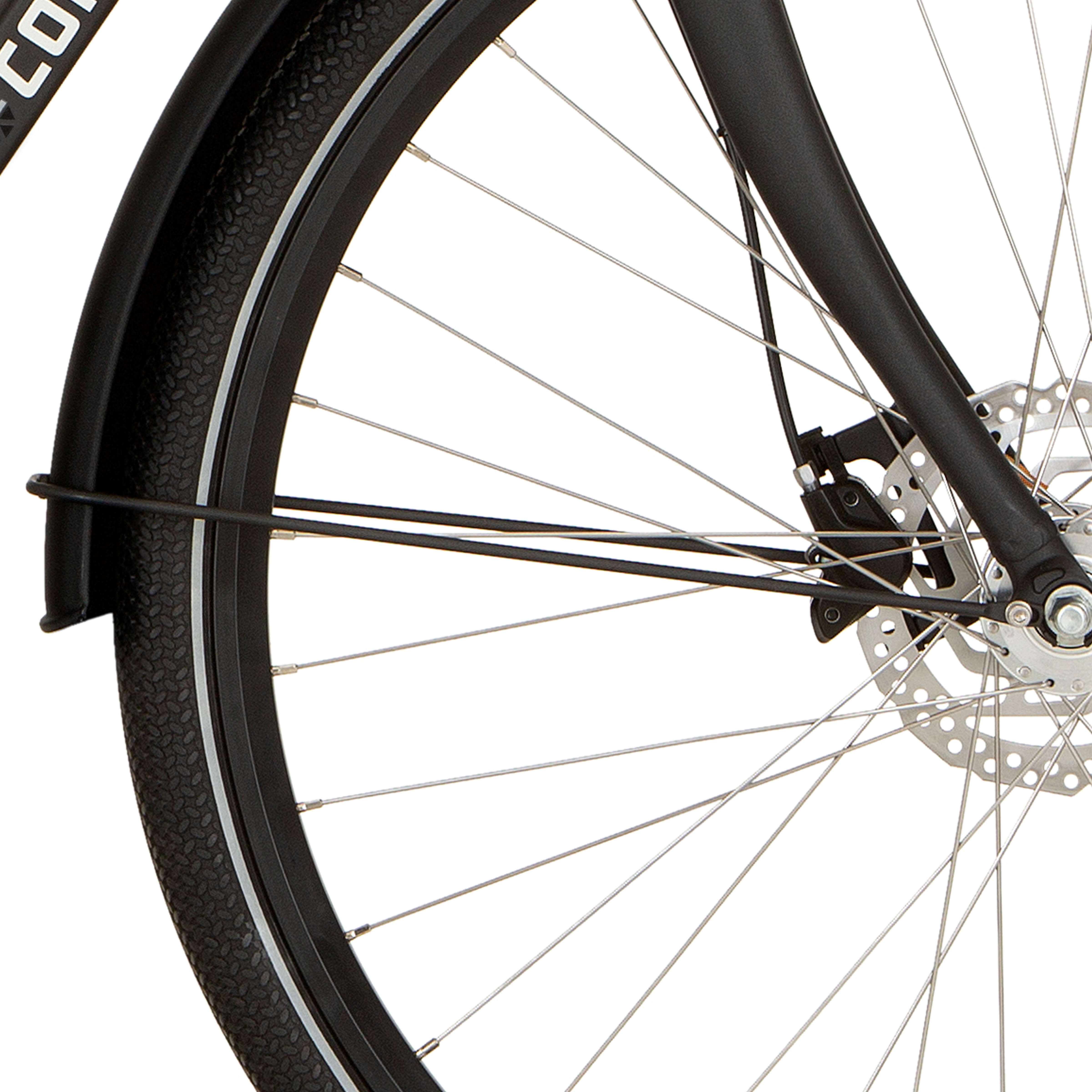 Cortina spatbordstang voor 28 foss diamond black matt afbeelding