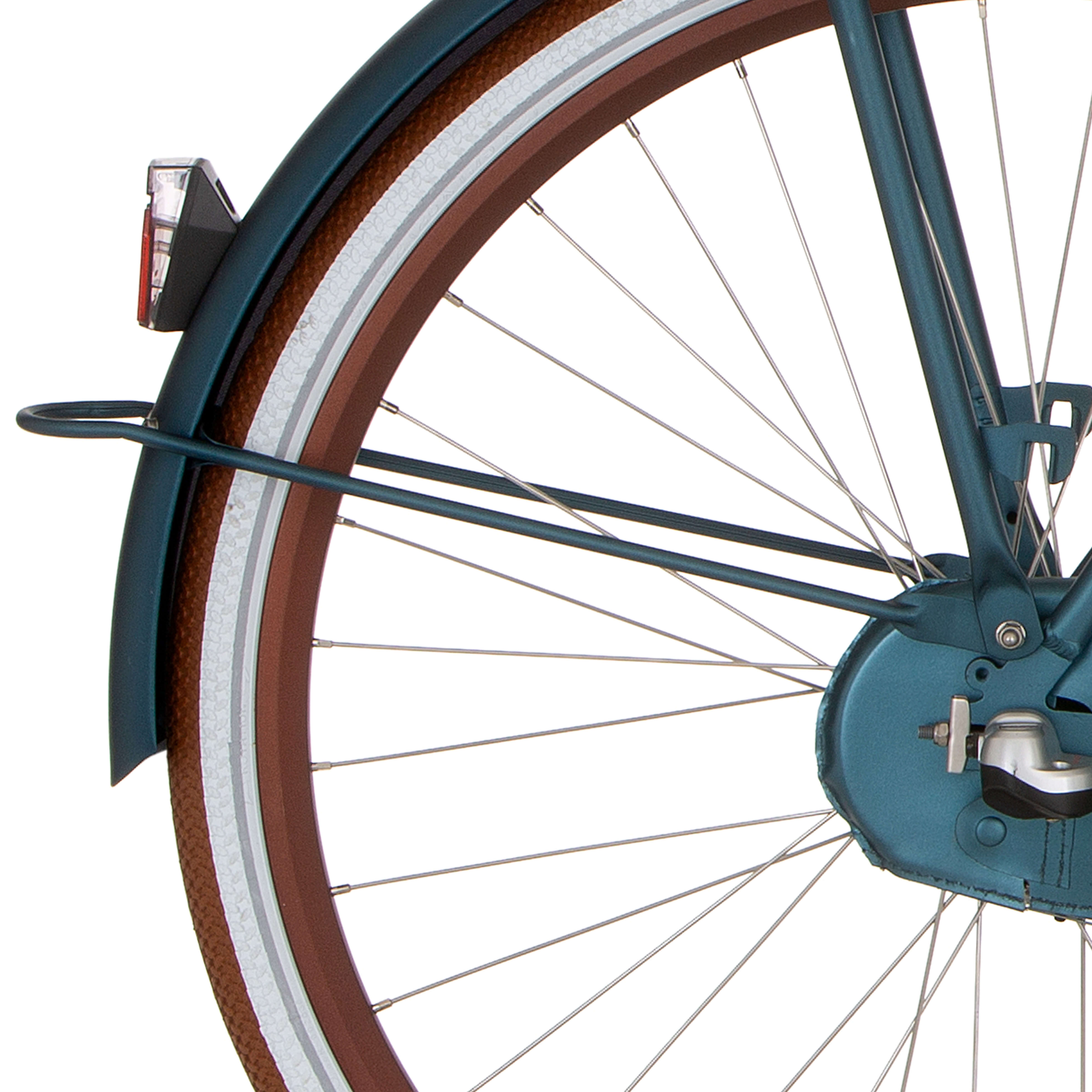 Cortina spatbordstang achter 28 u4 irish blue matt afbeelding