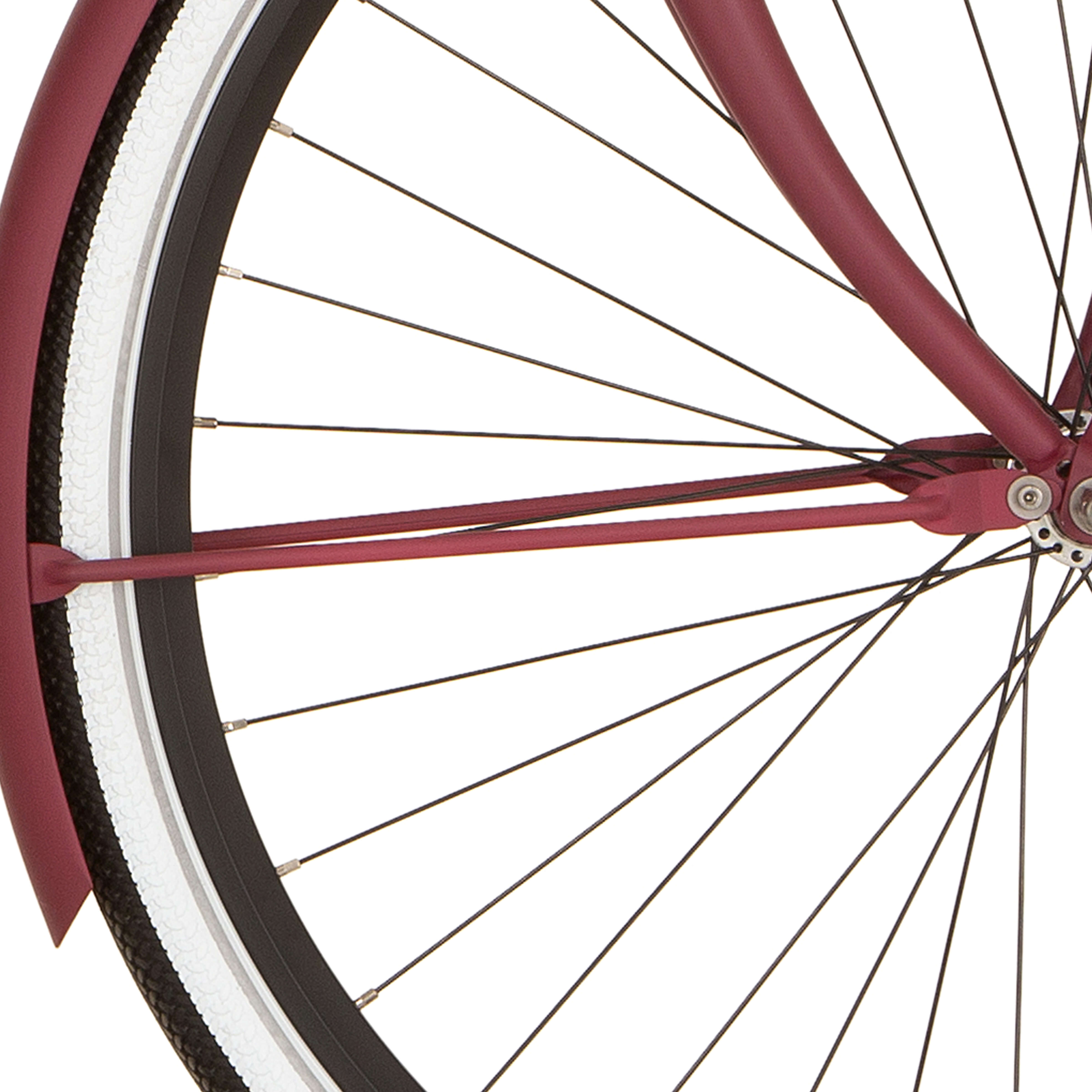 Cortina spatbordstang voor 28 u4 raspberry matt afbeelding