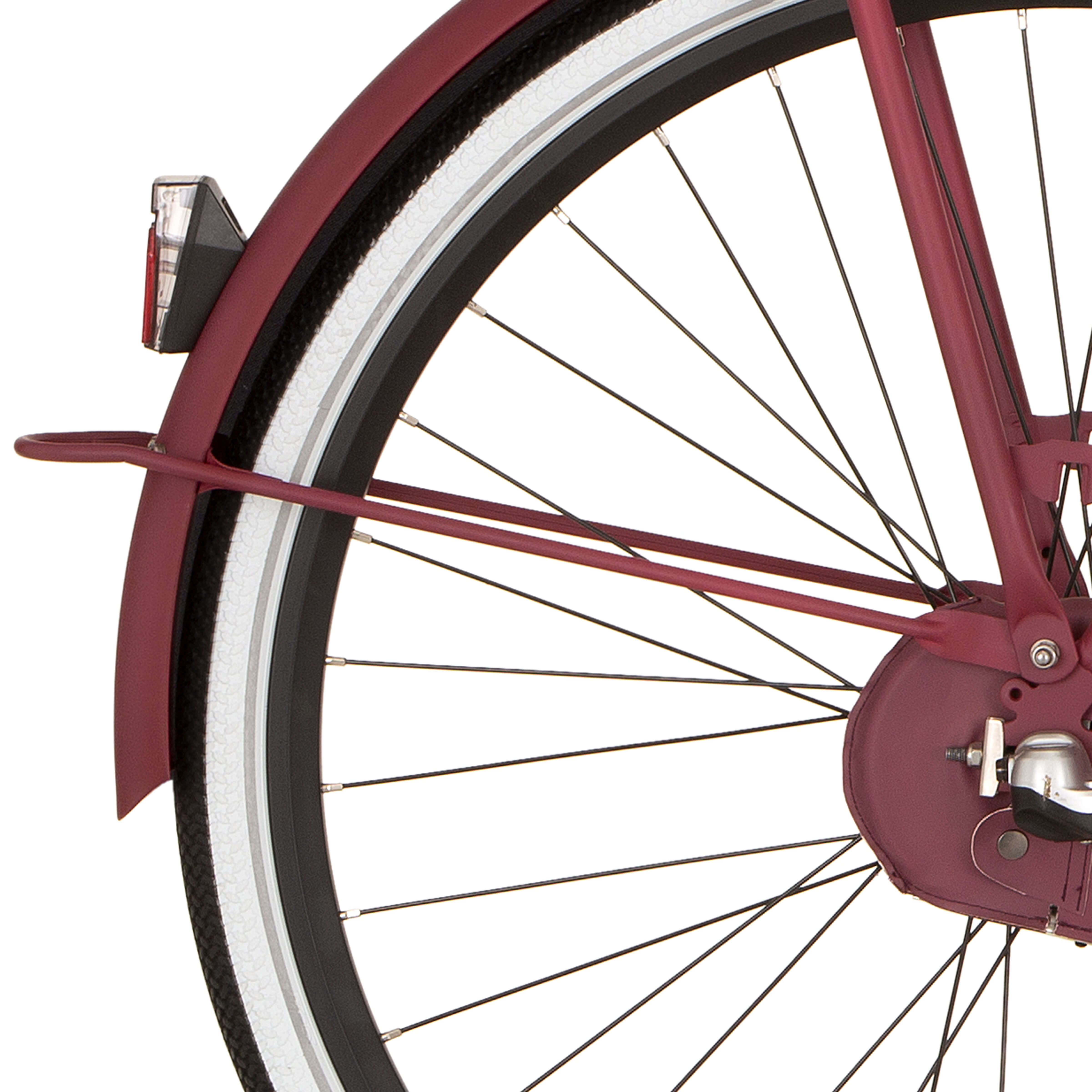 Cortina spatbordstang achter 28 u4 raspberry matt afbeelding