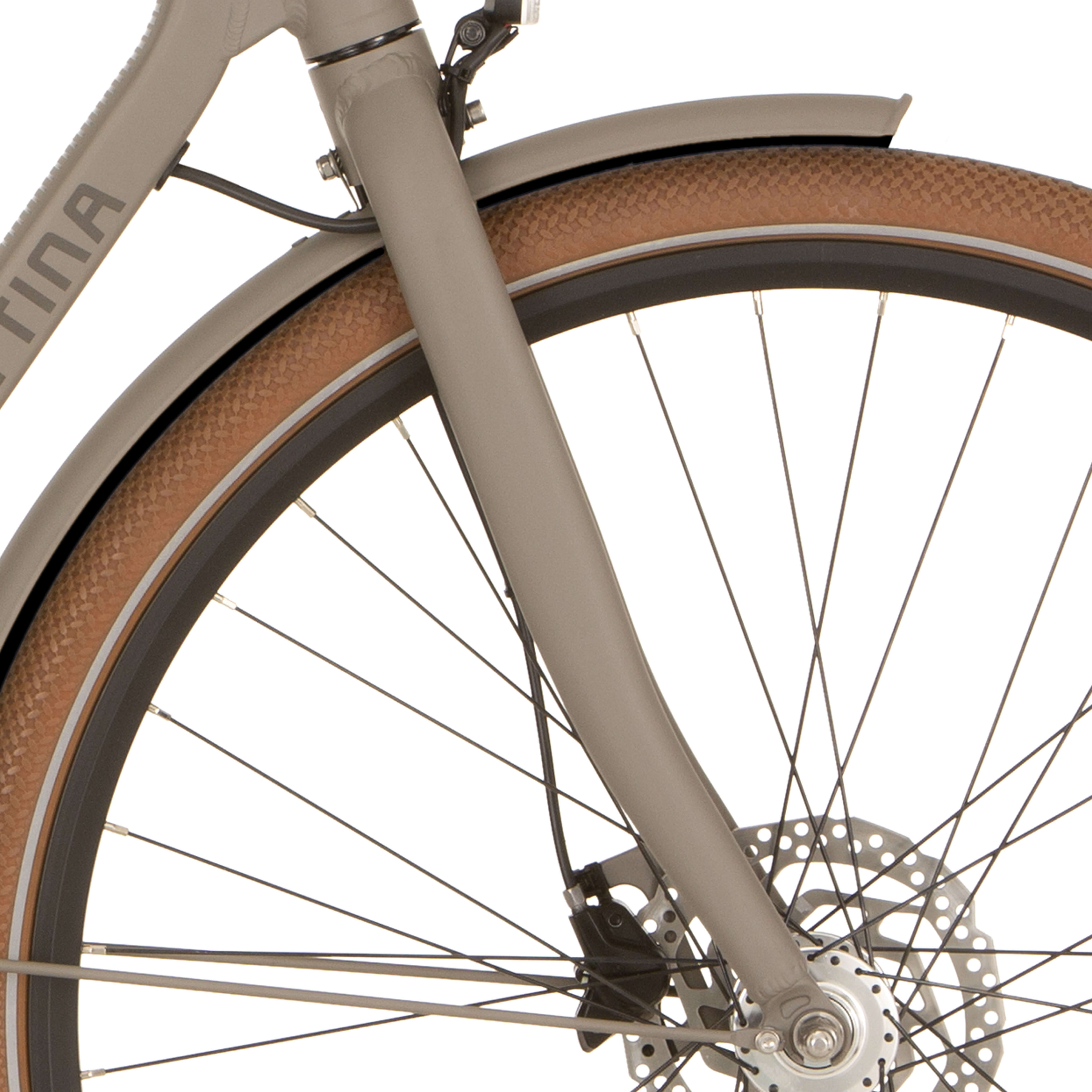 Cortina voorvork e-foss mm halva grey matt afbeelding