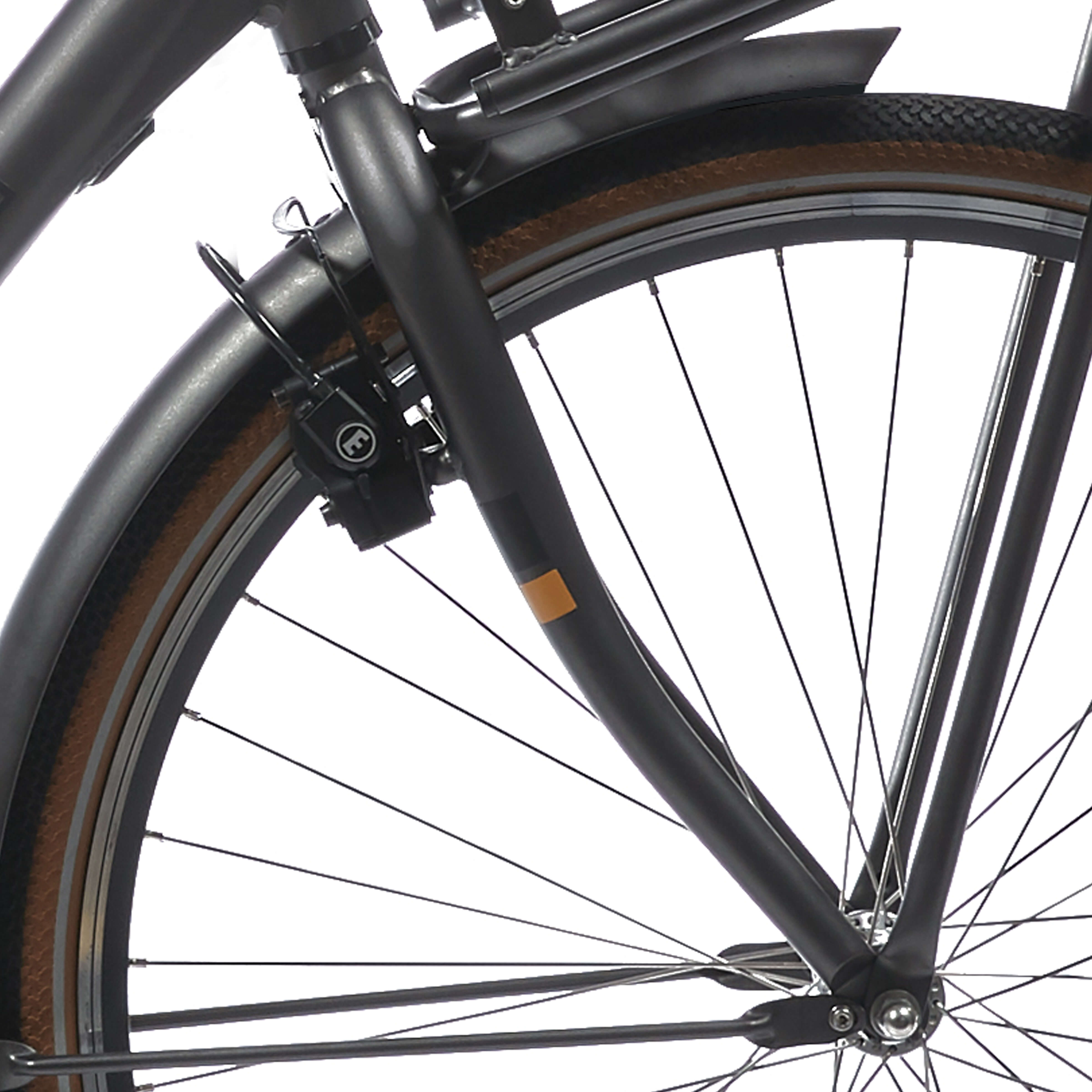 Cortina voorvork e-u4 d mm v-brake eclips black matt afbeelding