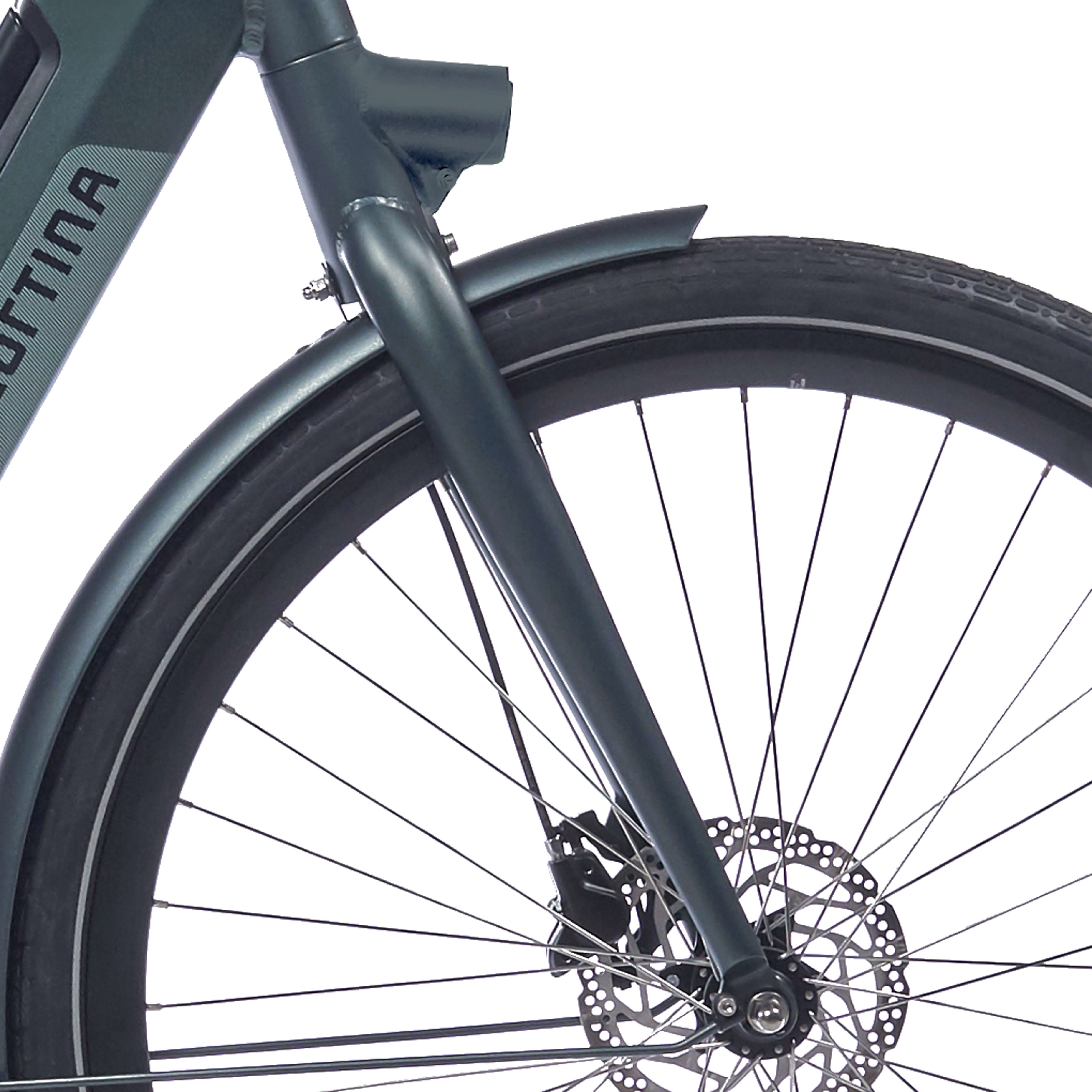 Cortina voorvork e-nite dark green matt afbeelding