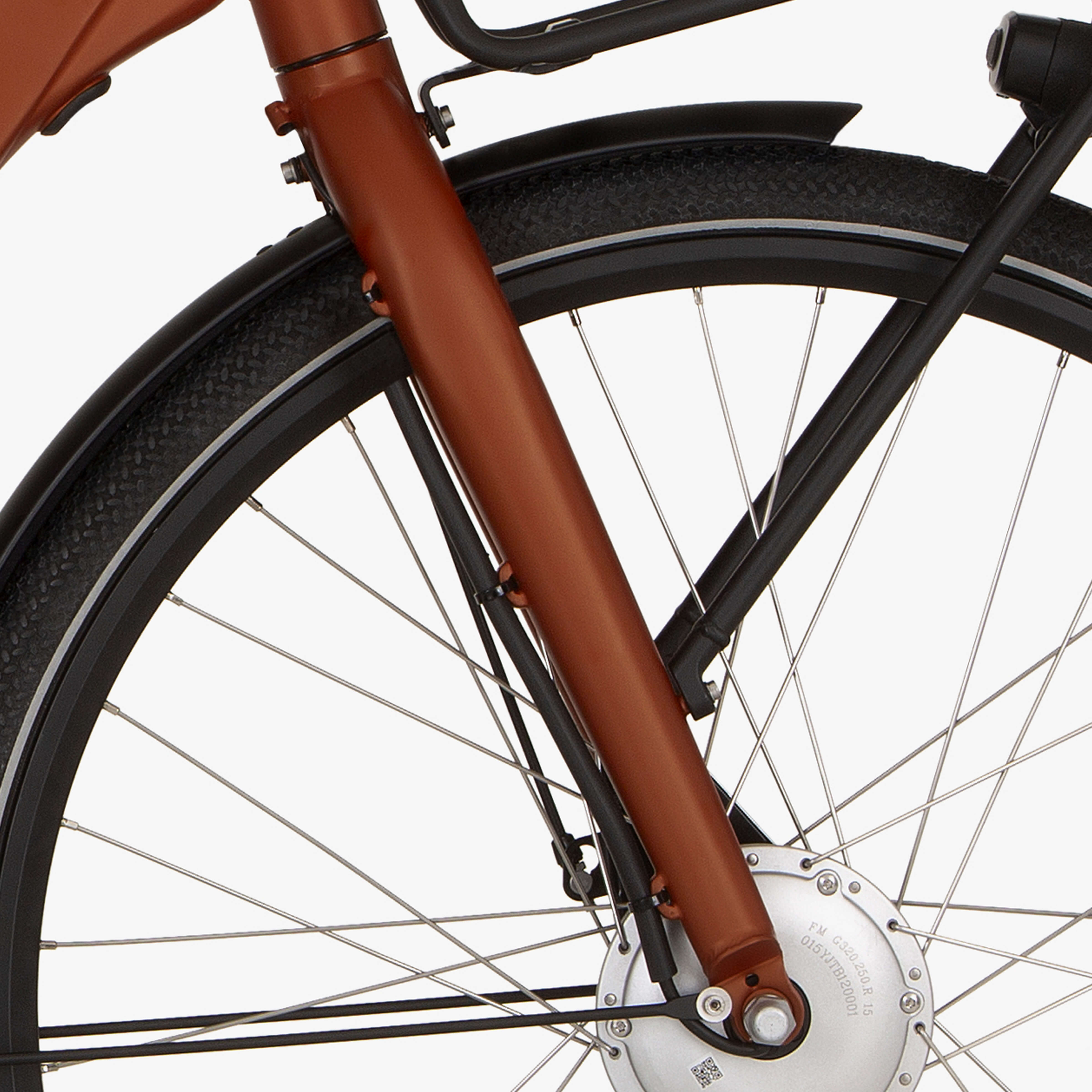 Cortina voorvork e-common copper matt afbeelding