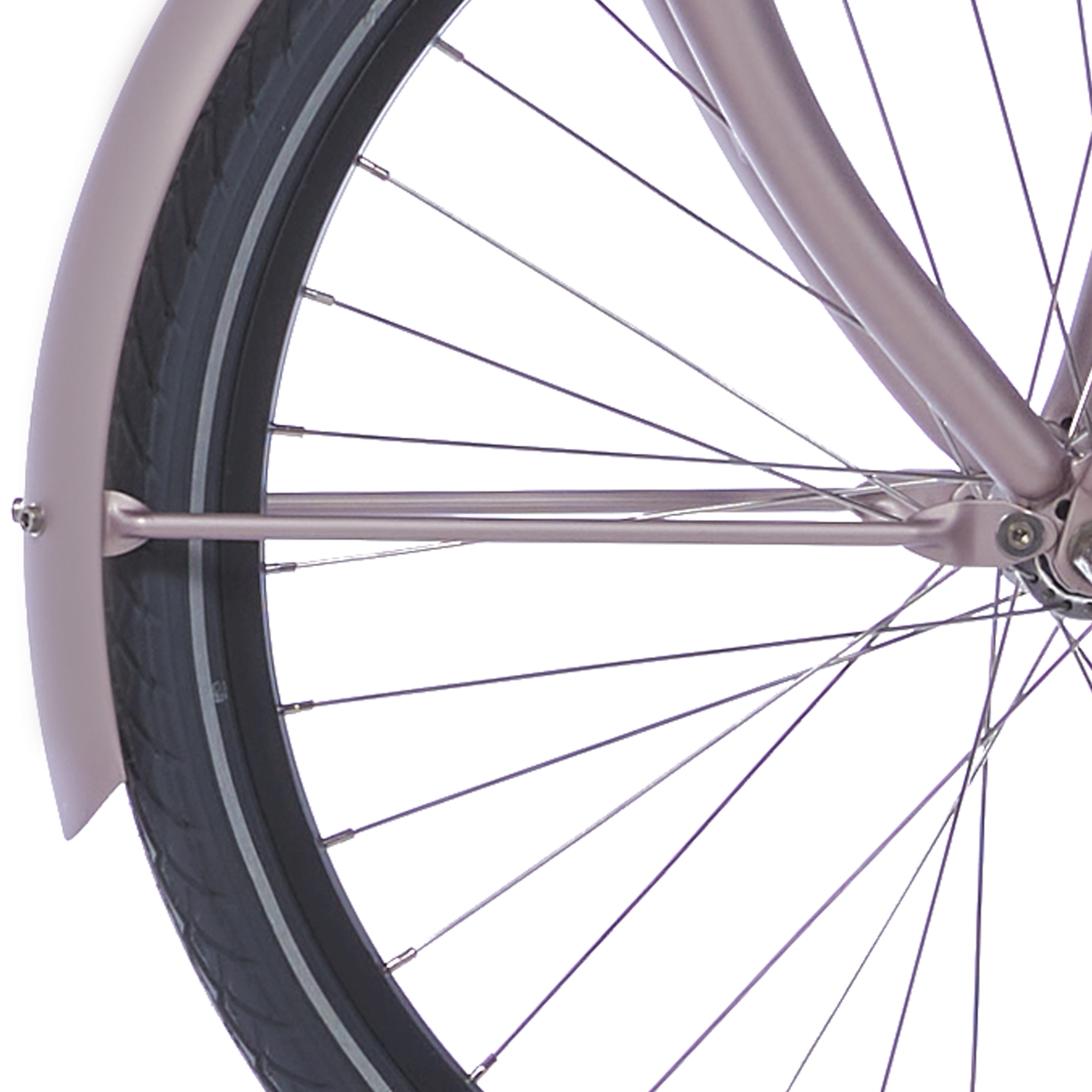 Cortina spatbordstang voor 26 u4 brilliant silver matt afbeelding