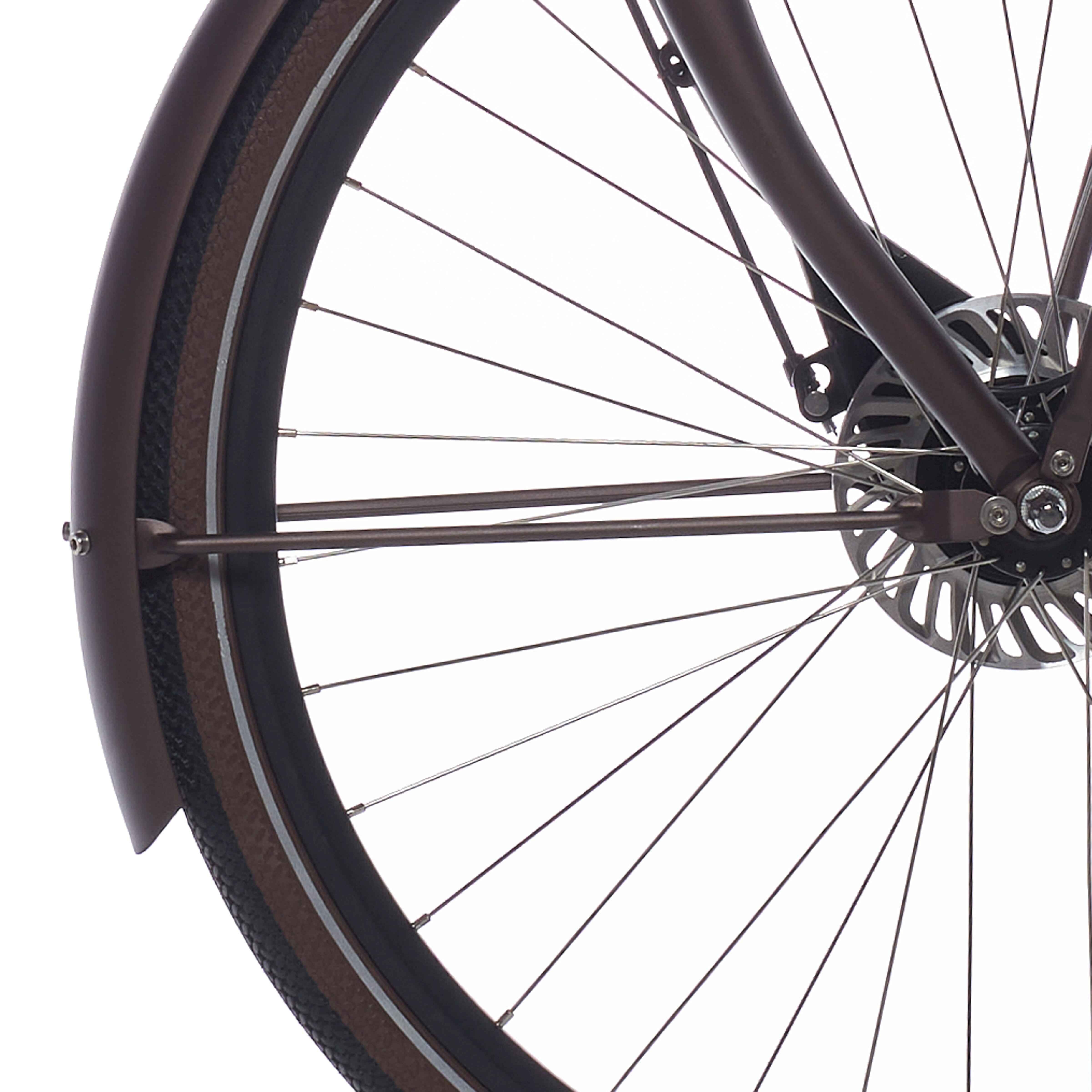 Cortina spatbordstang voor 28 e-u4 friar brown matt afbeelding
