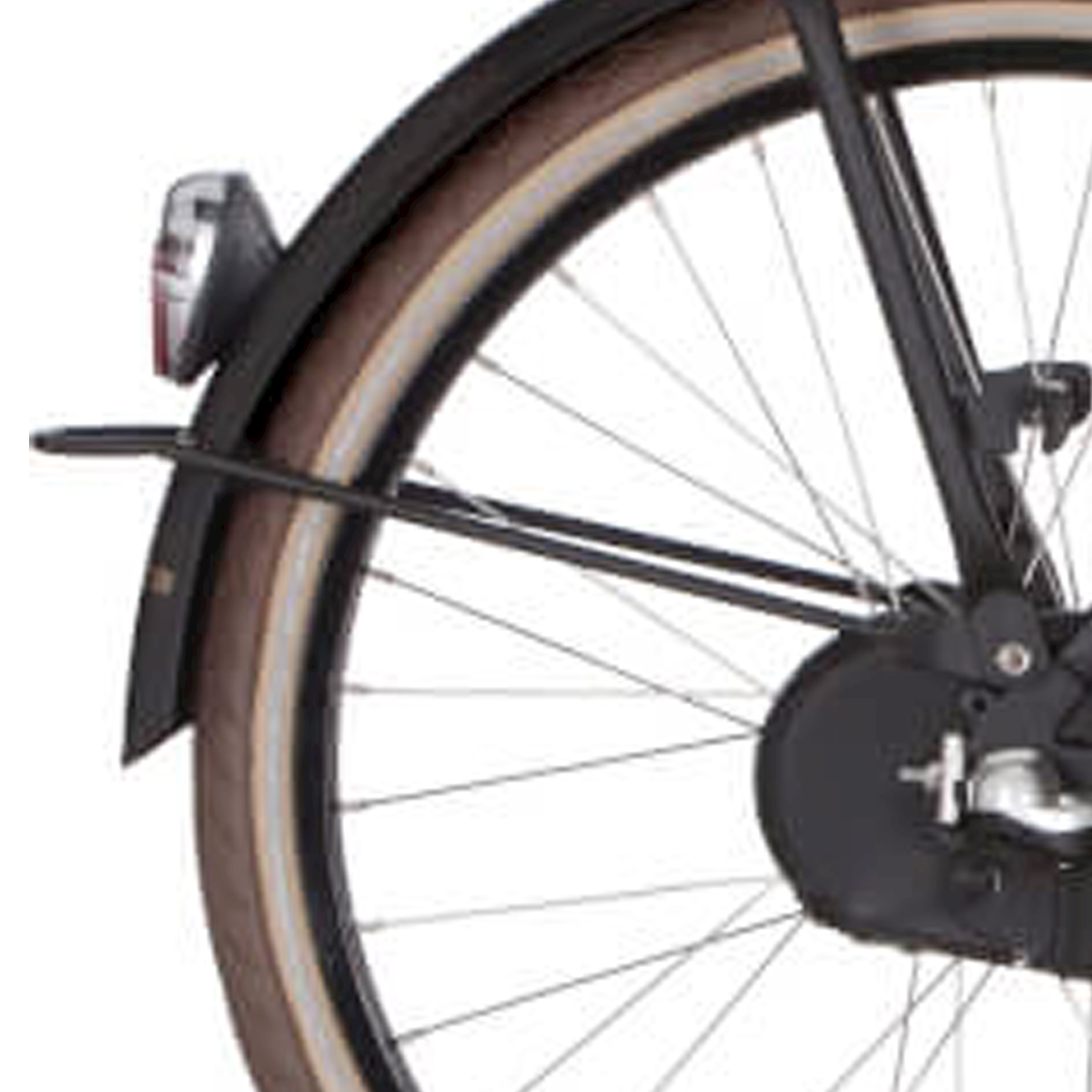 Cortina spatbordstang achter 26 u4 jet black matt afbeelding