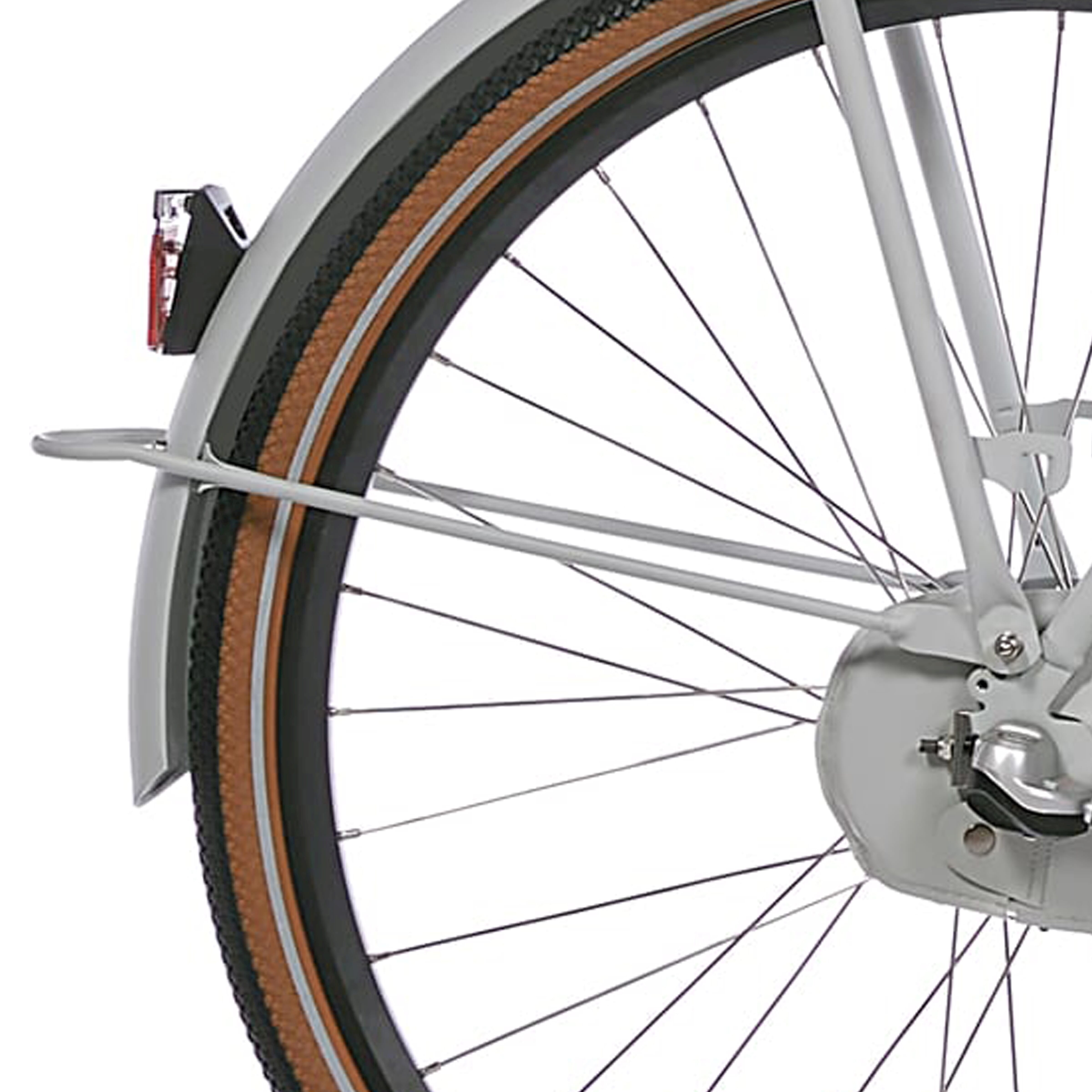 Cortina spatbordstang achter 28 u4 smooth grey matt afbeelding