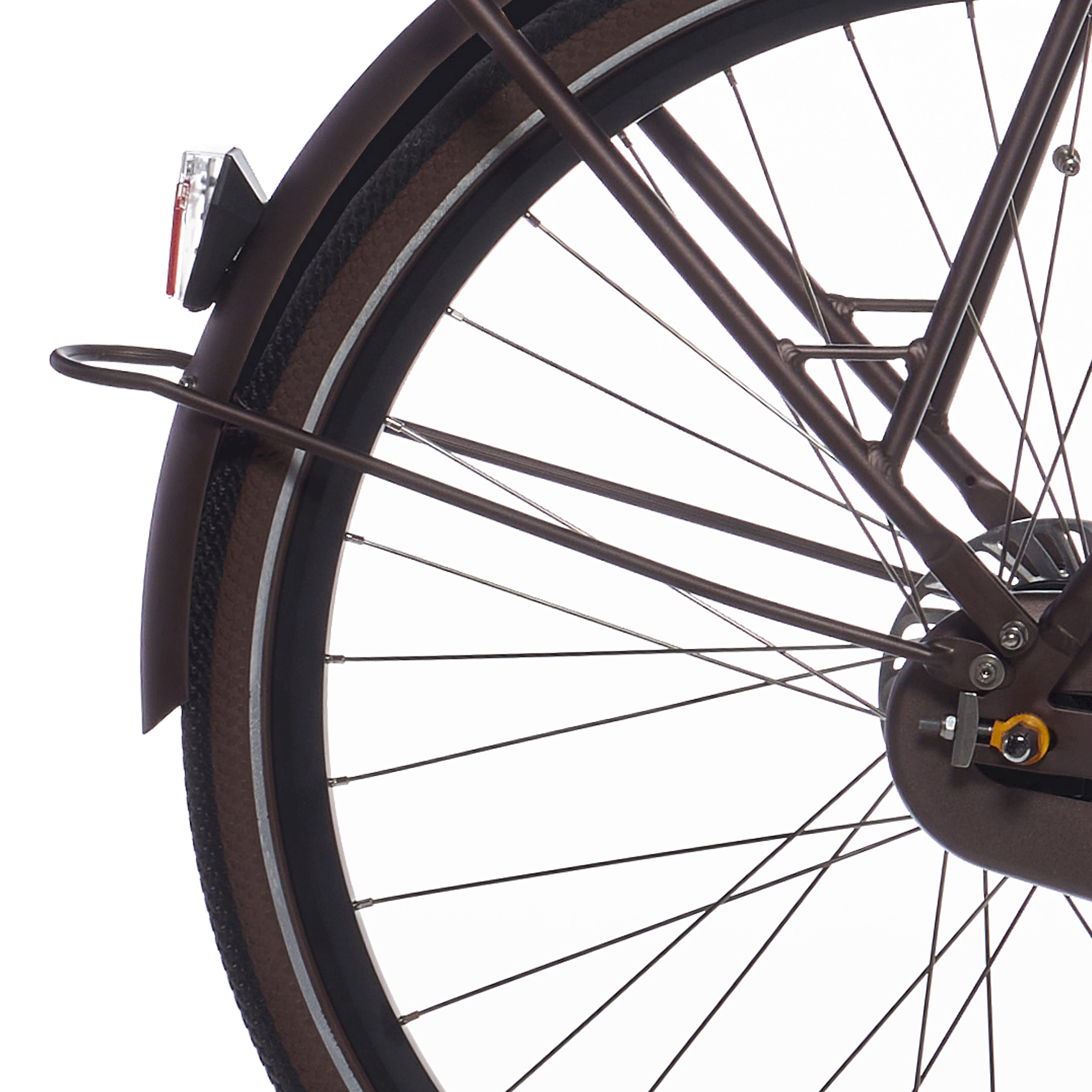 Cortina spatbordstang achter 28 e-u4 friar brown matt afbeelding