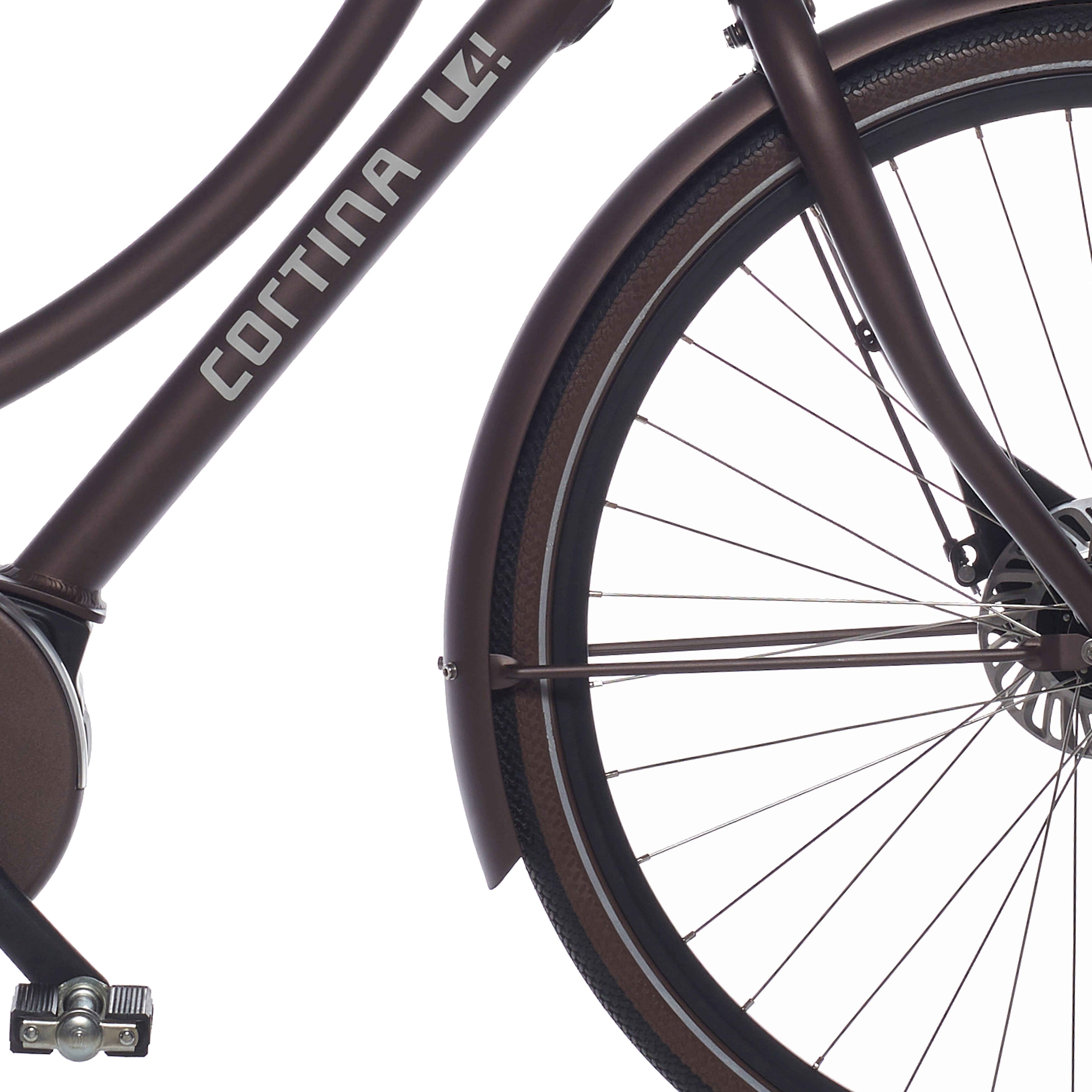 Cortina spatbord voor 28 e-u4 friar brown matt afbeelding