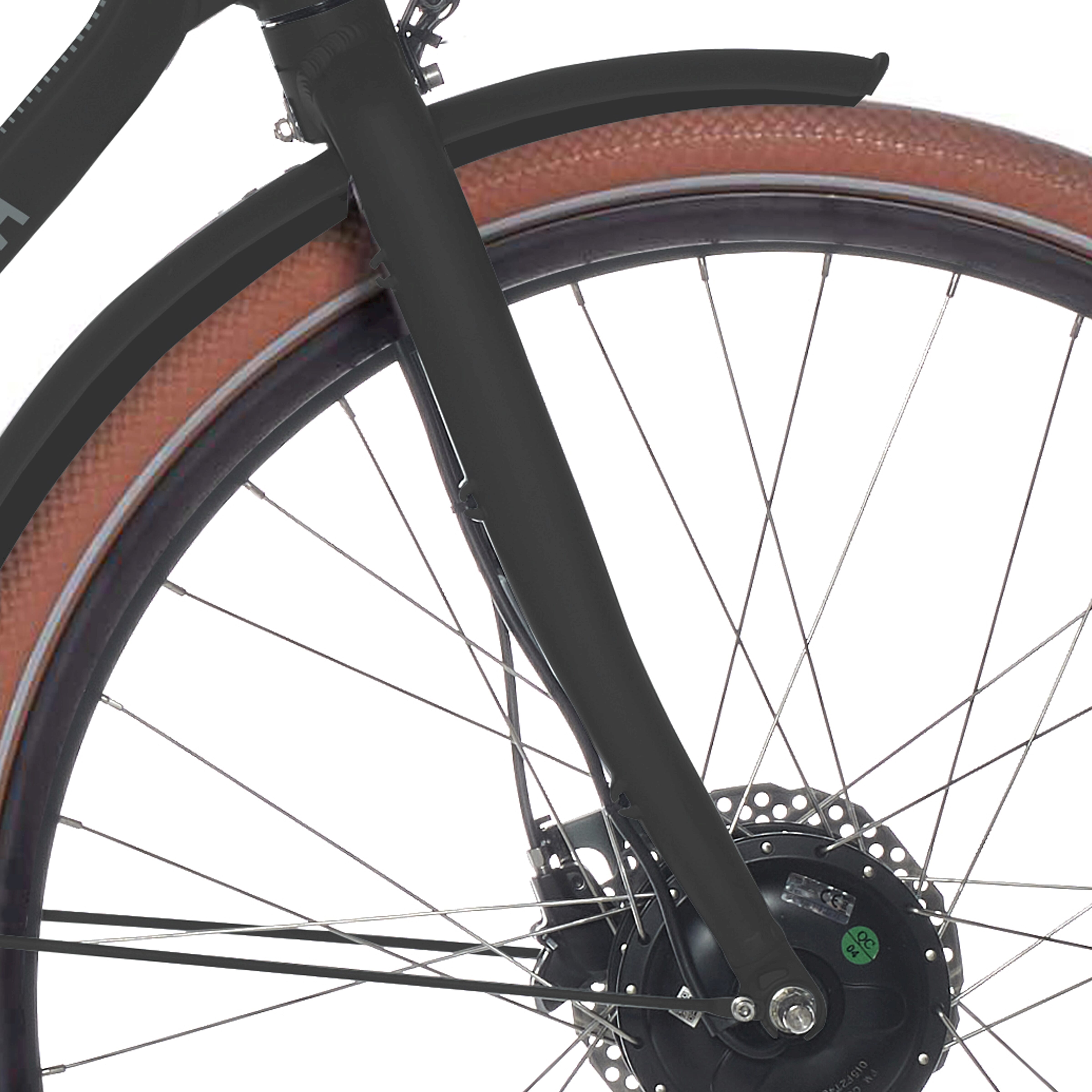 Cortina voorvork e-foss fm arrant black matt afbeelding