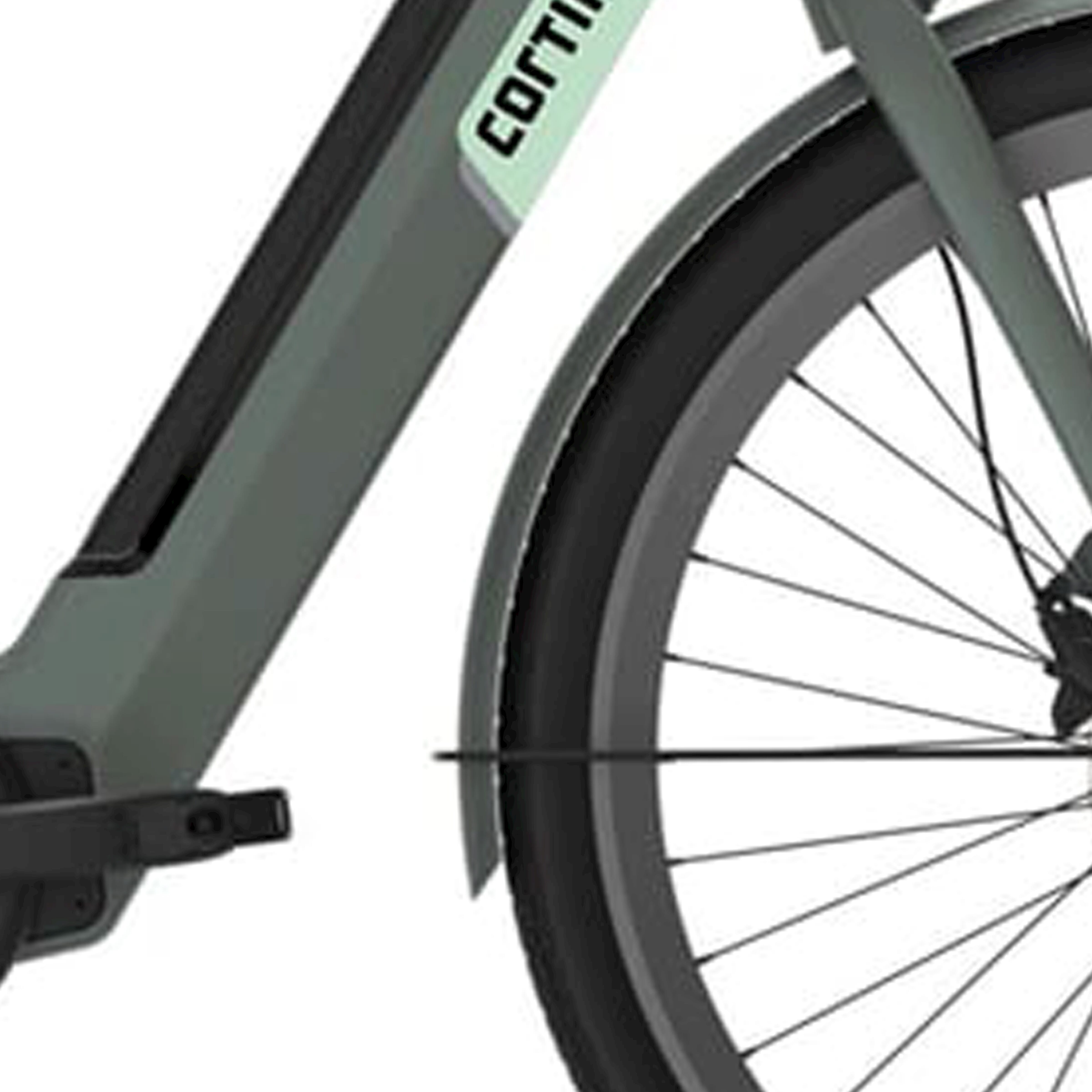 Cortina spatbord voor 28 e-nite titanic green matt afbeelding