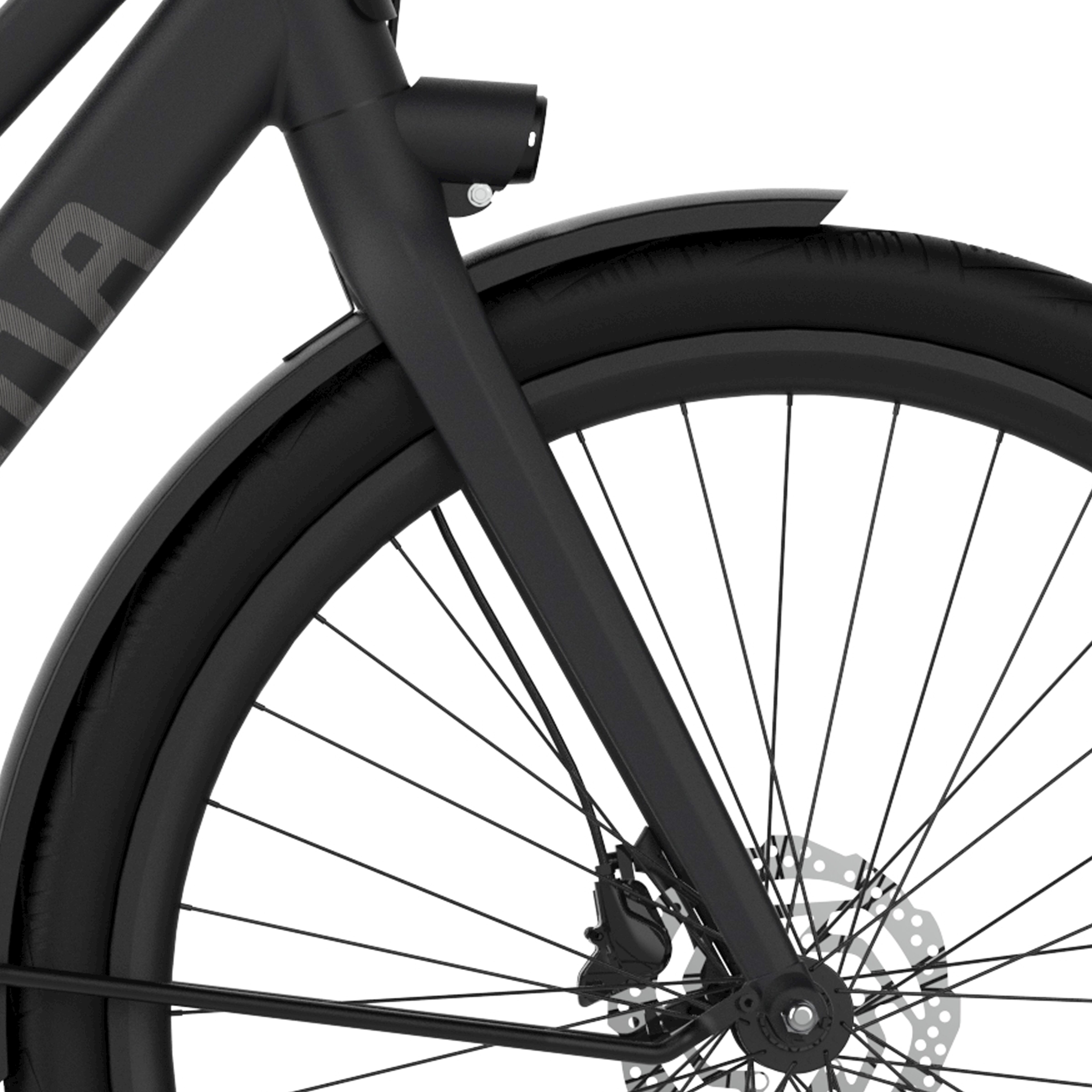 Cortina voorvork e-lett graphite black matt afbeelding
