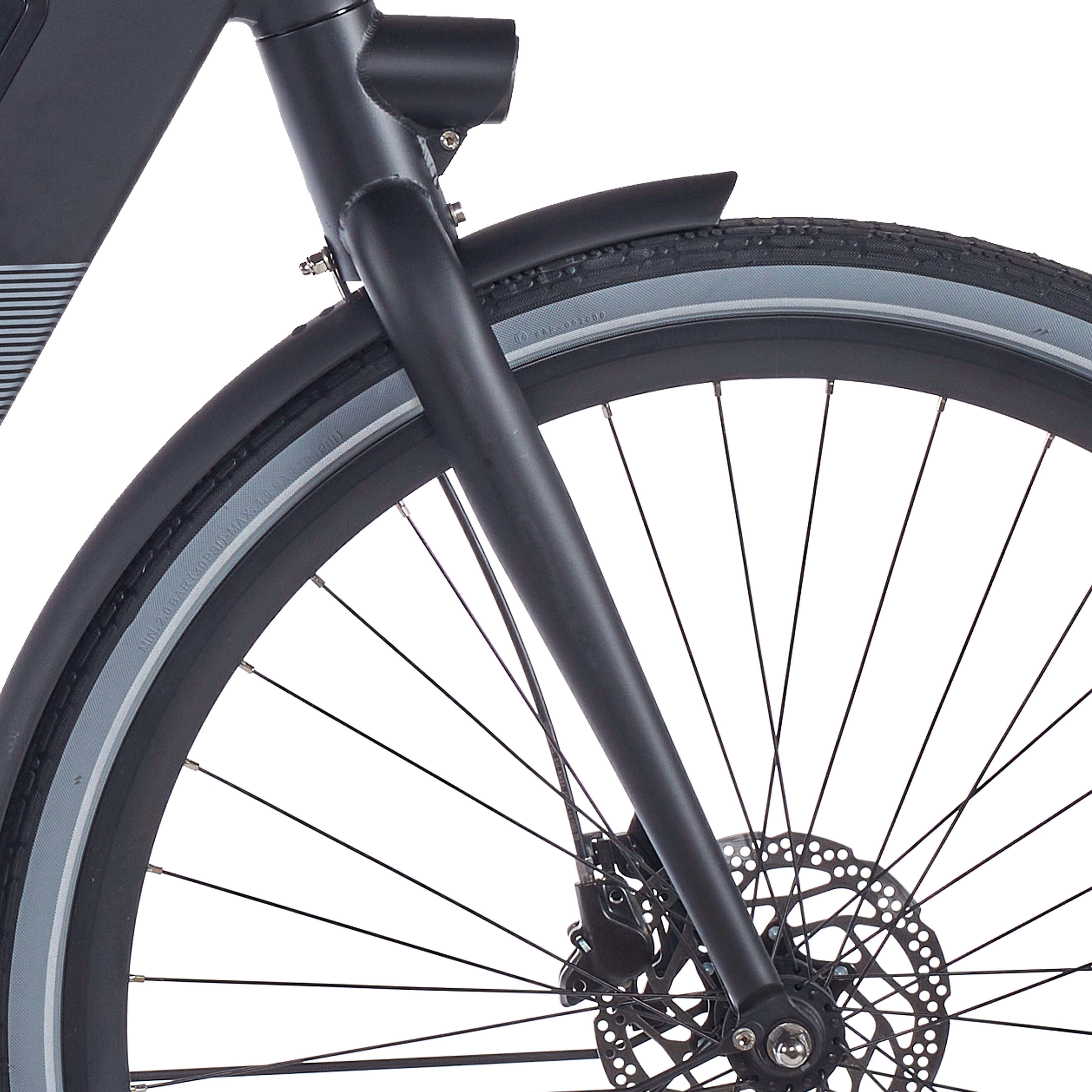 Cortina voorvork e-blau db jet black matt afbeelding