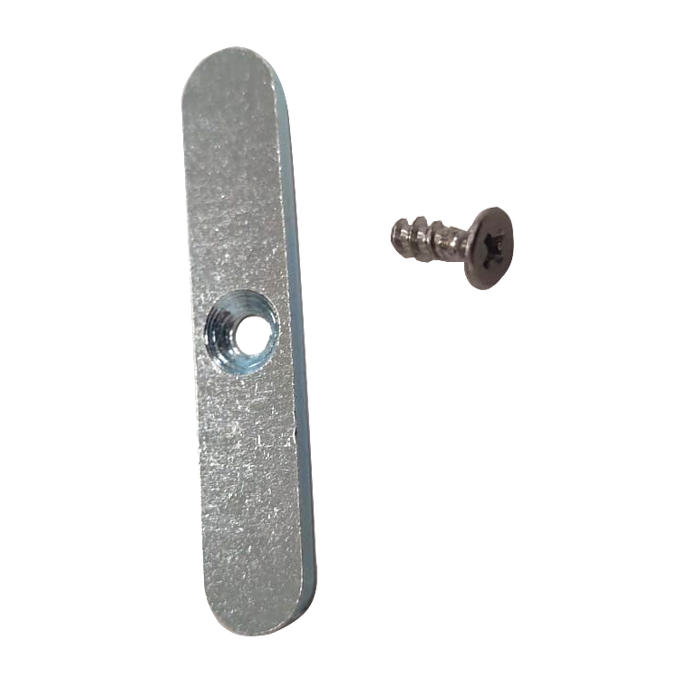 Cortina strip met schroef tbv accu kap e-common int. afbeelding