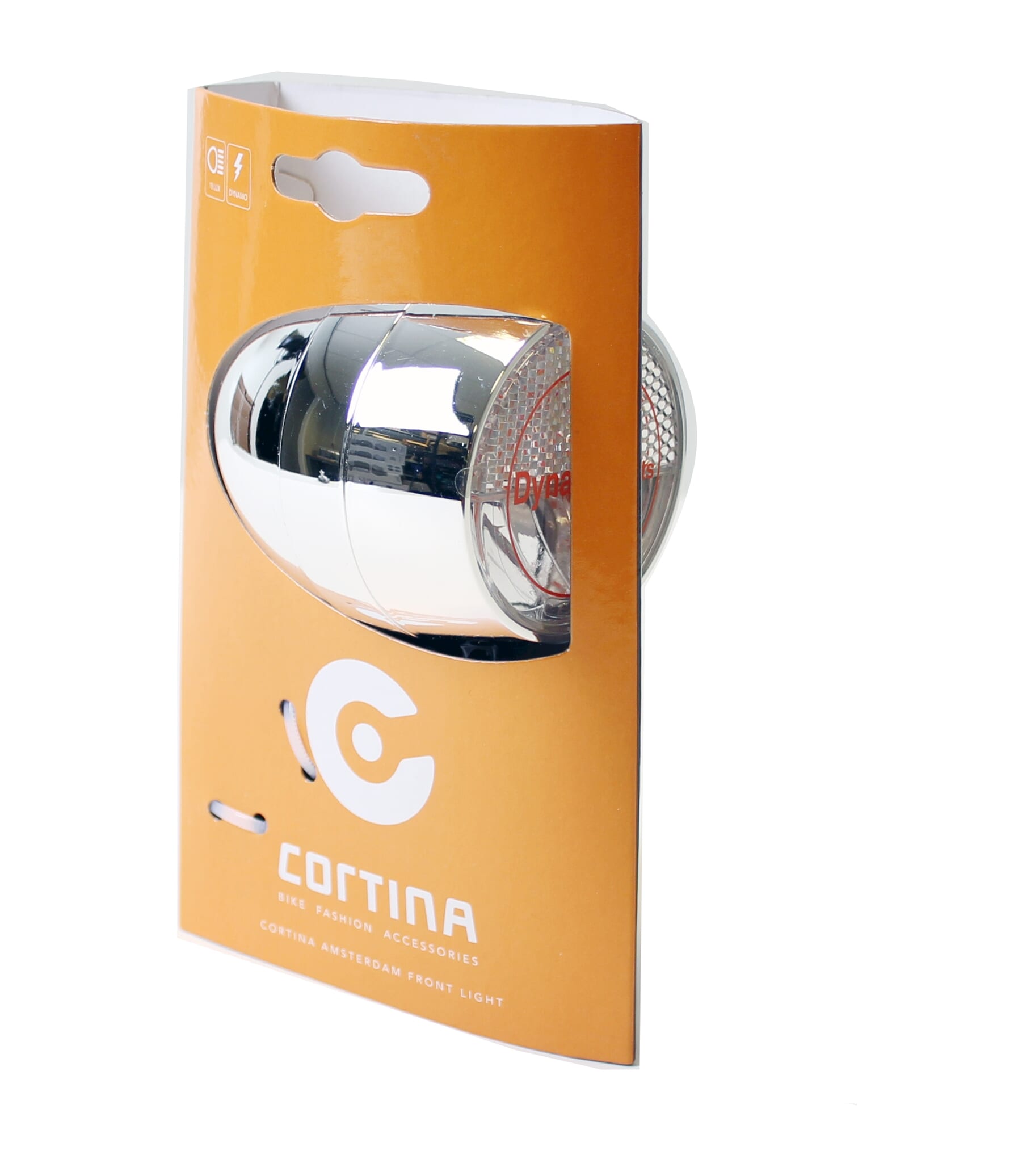 Cortina koplamp amsterdam dynamo chroom afbeelding