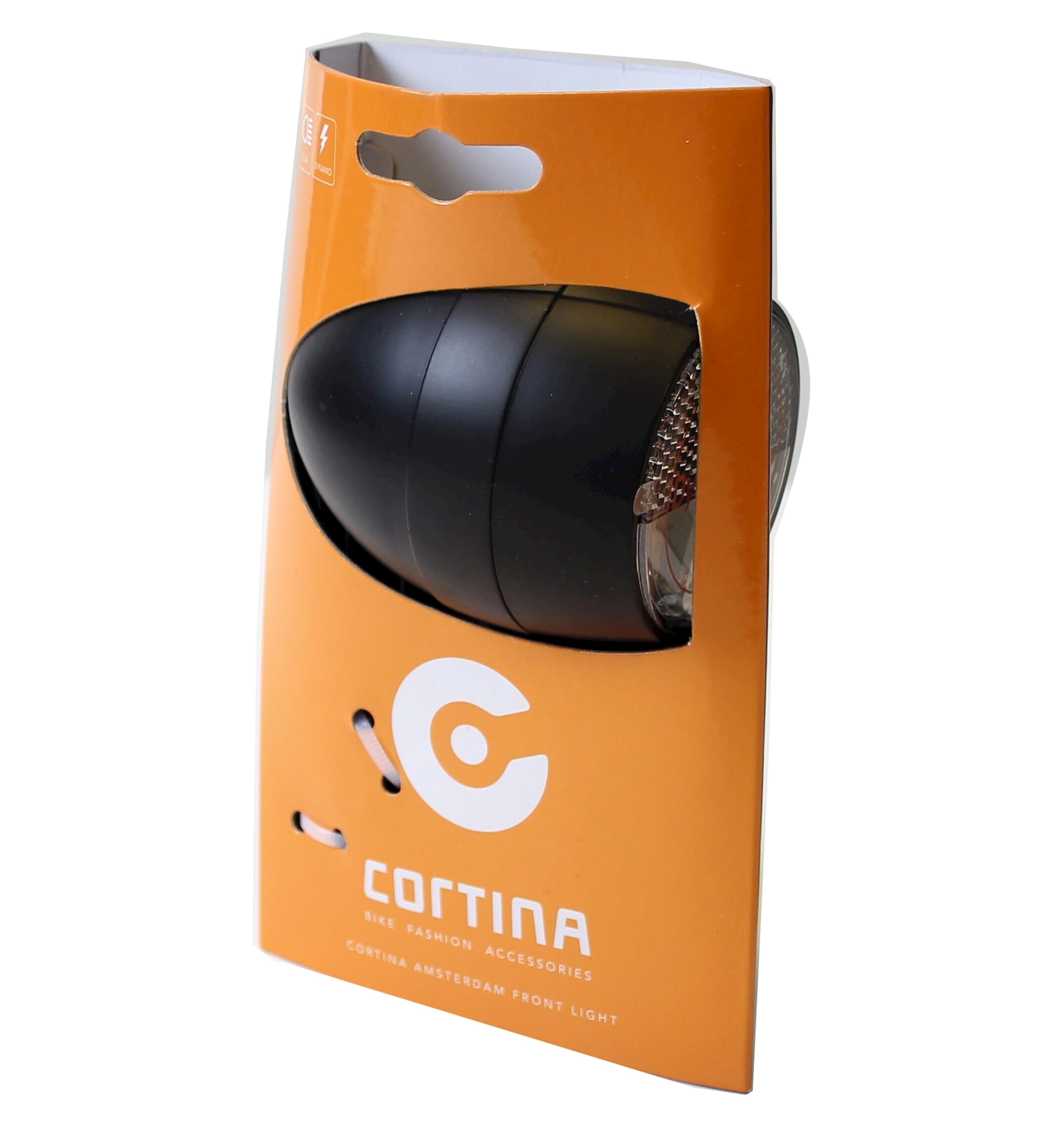 Cortina koplamp amsterdam dynamo zwart afbeelding