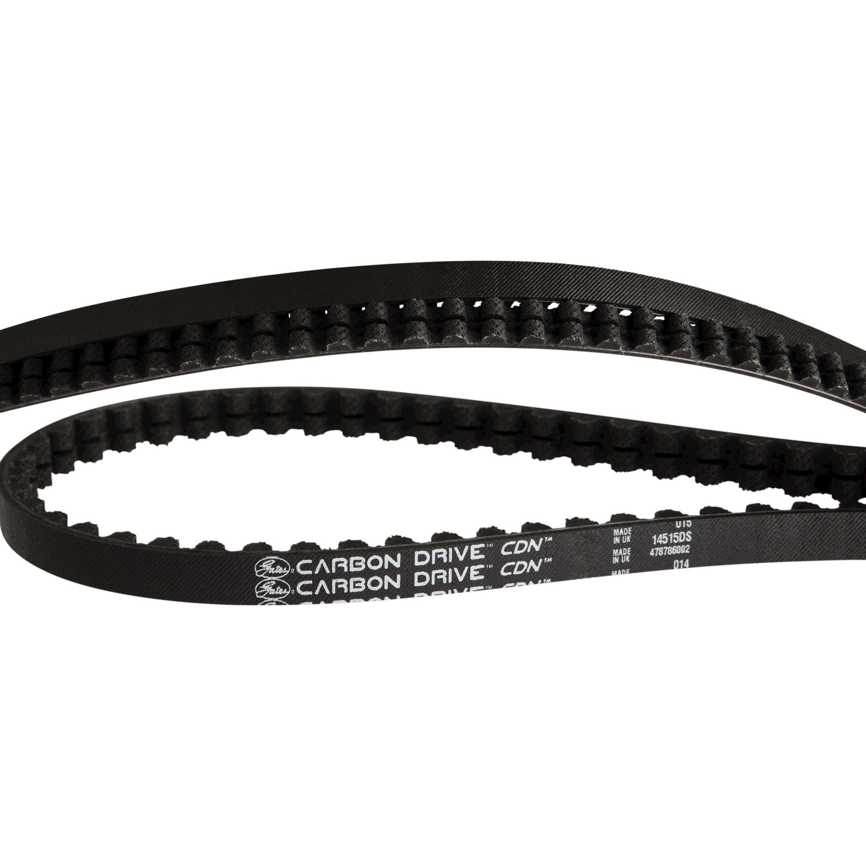 Gates cdn belt carbon drive 118 tands zwart