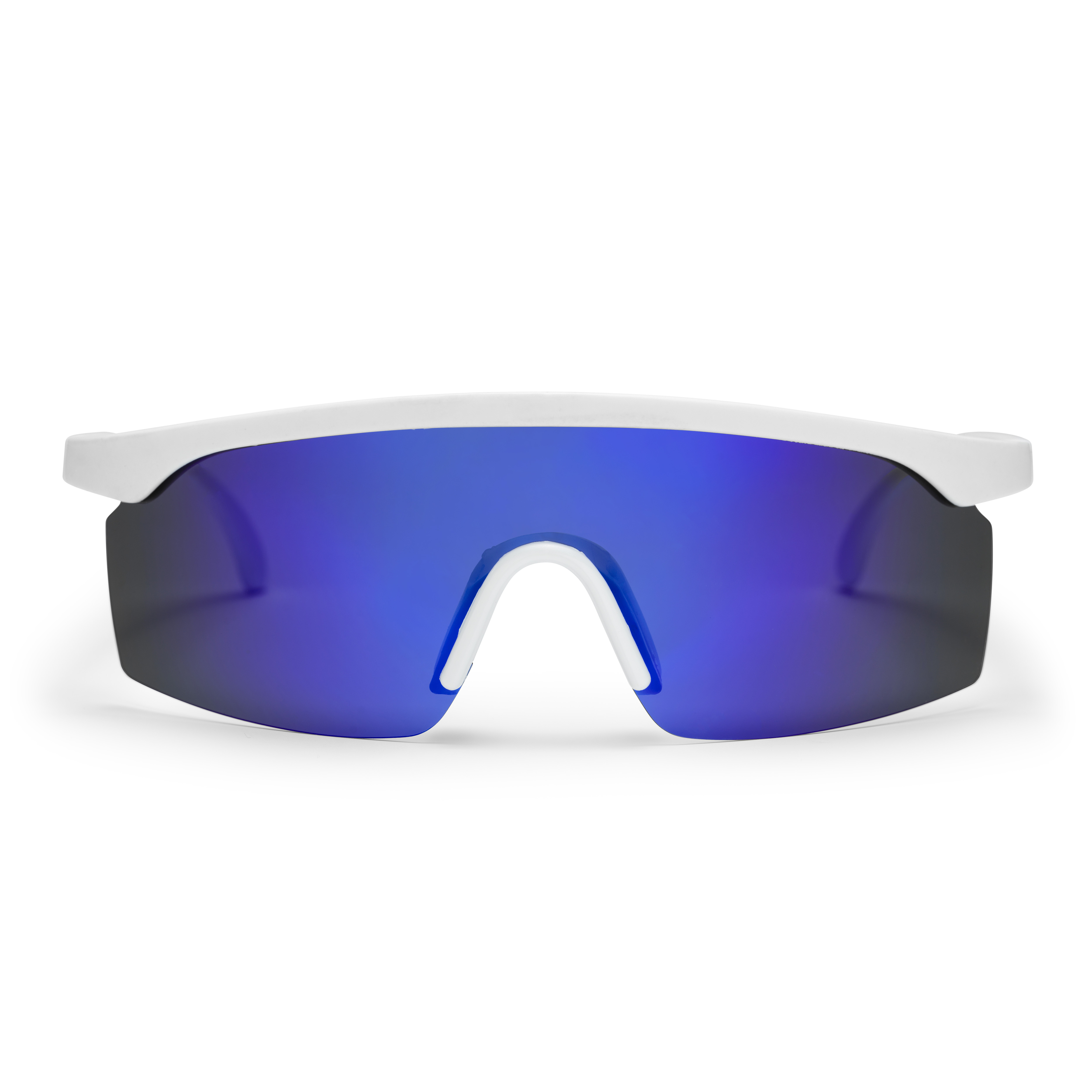 CHPO bril lelle white/blue mirror afbeelding