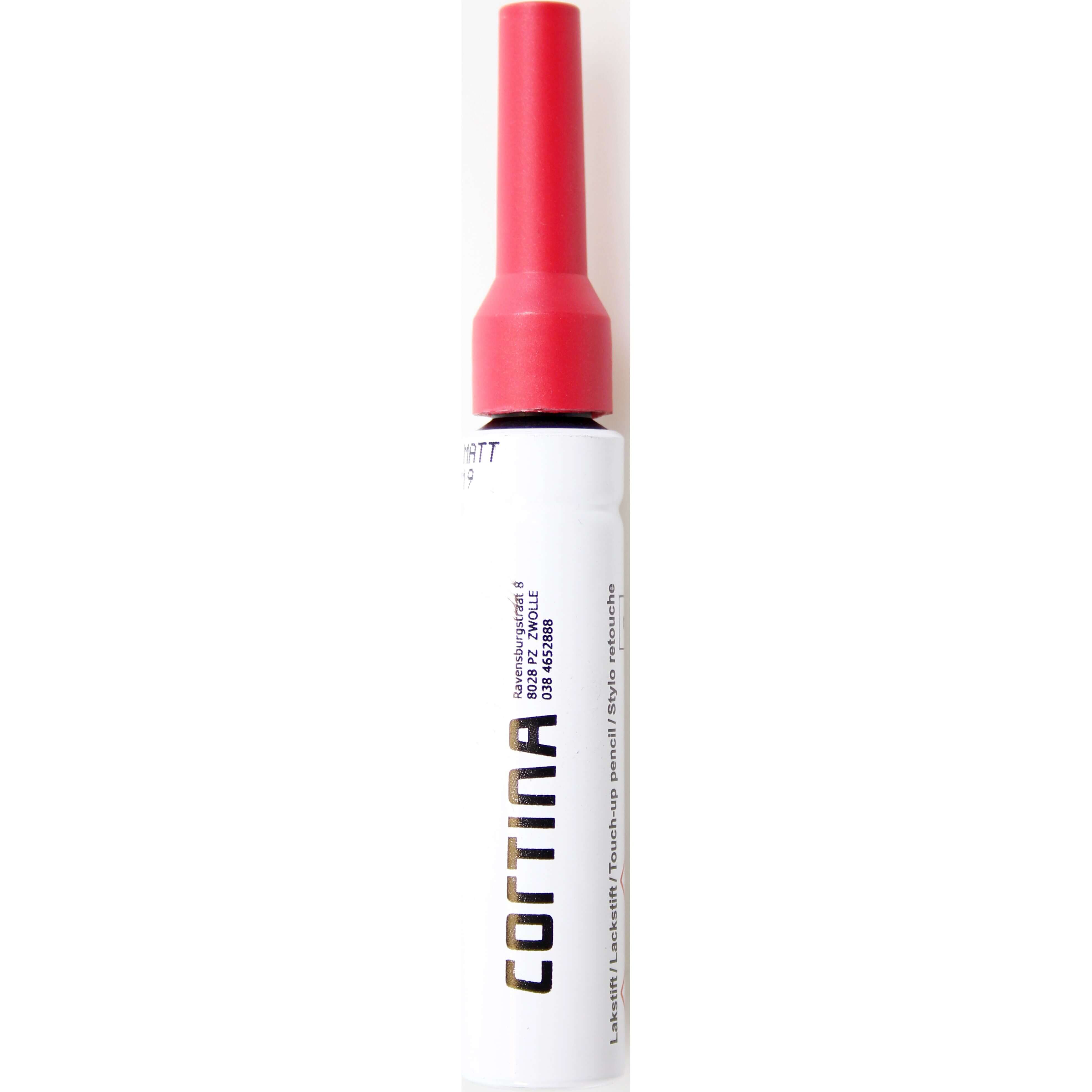 Cortina lakstift raspberry red pms 8883 matt afbeelding