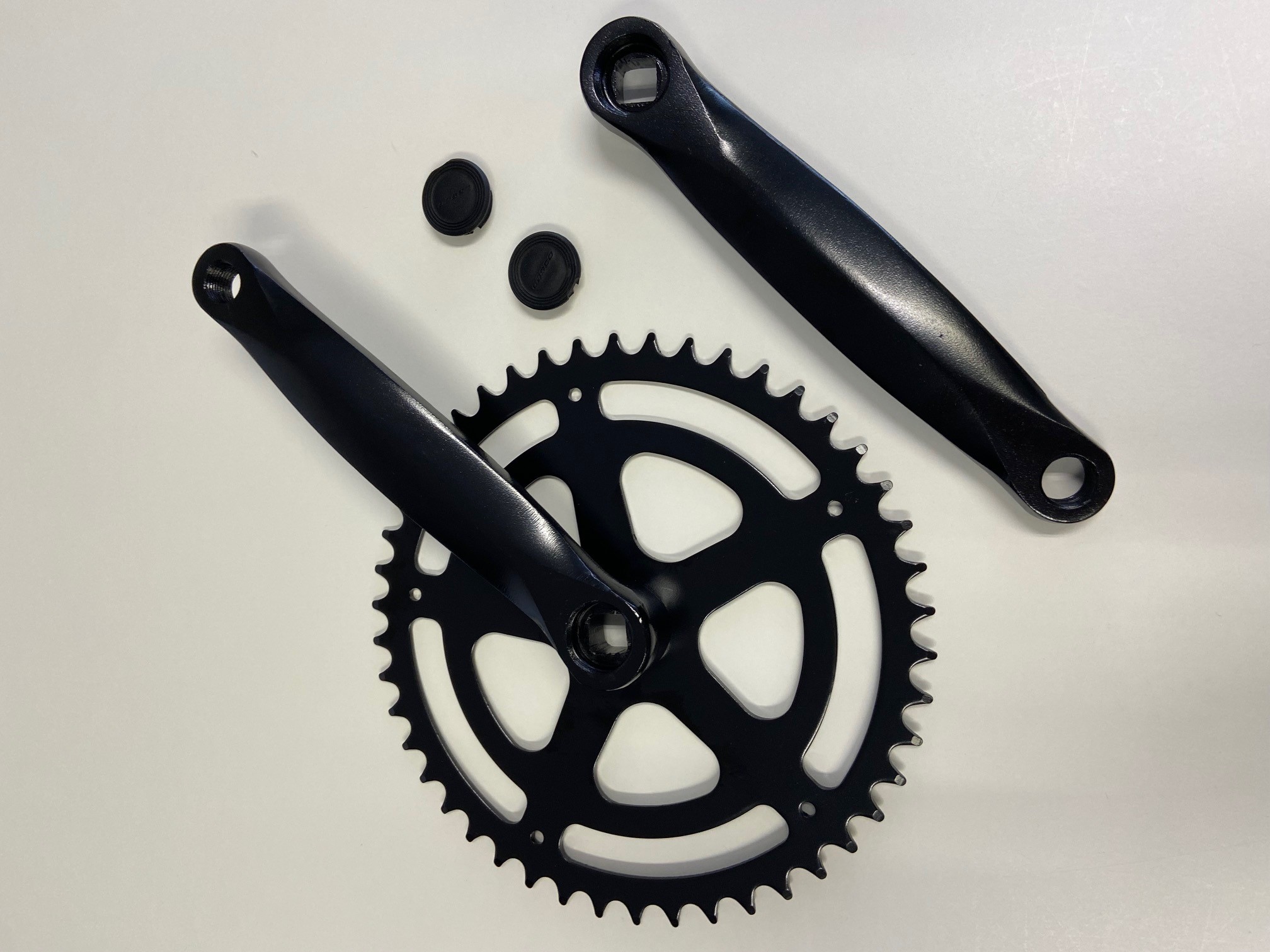 crankstel 46t 170 alu zwart afbeelding