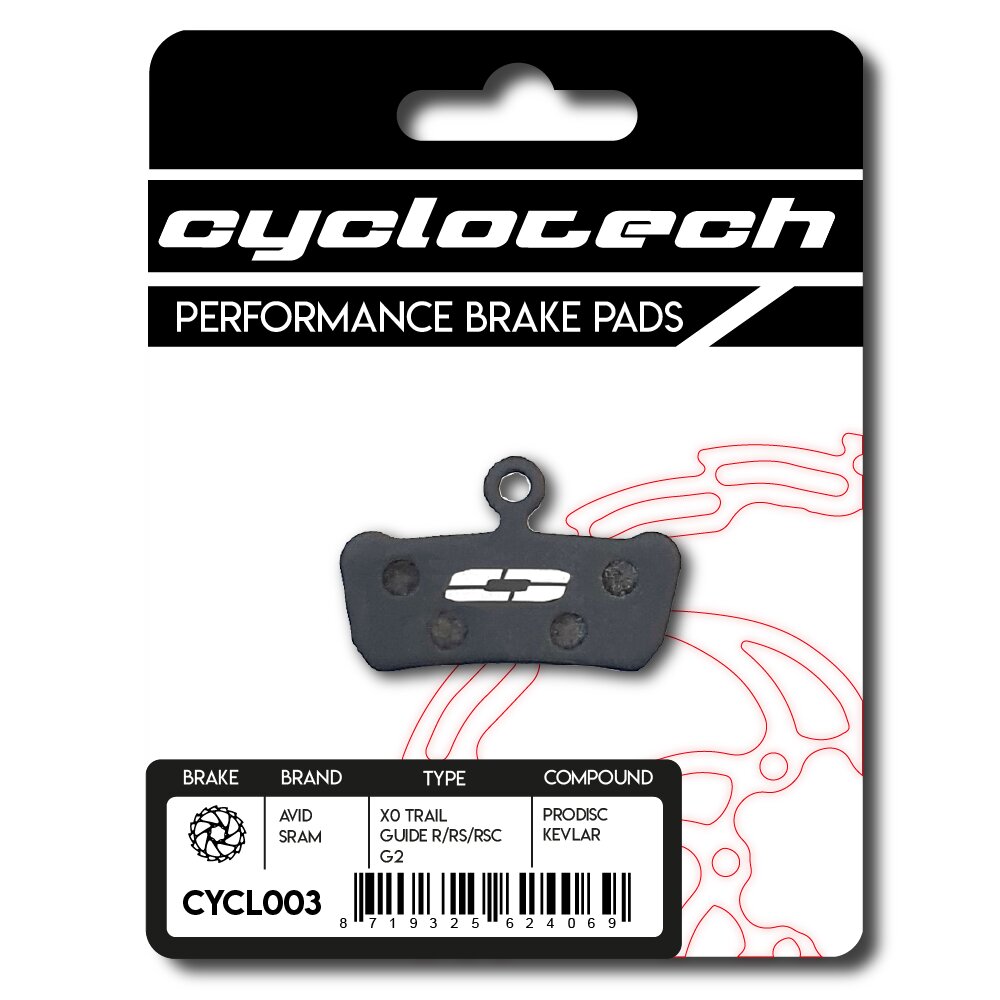 Cyclotech, Cyclotech Cyclotech schijfremblok prodisc kevlar sram g2