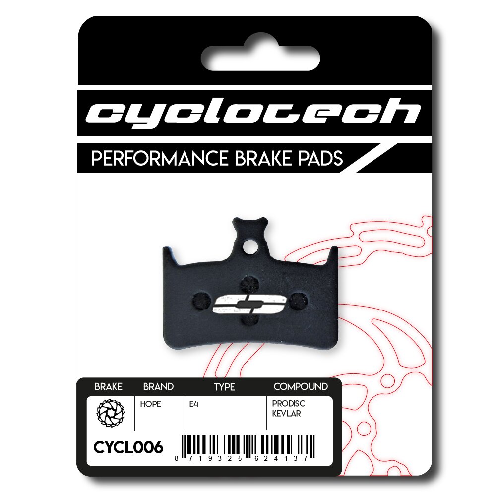 Cyclotech, Cyclotech Cyclotech schijfremblok prodisc kevlar hope e4