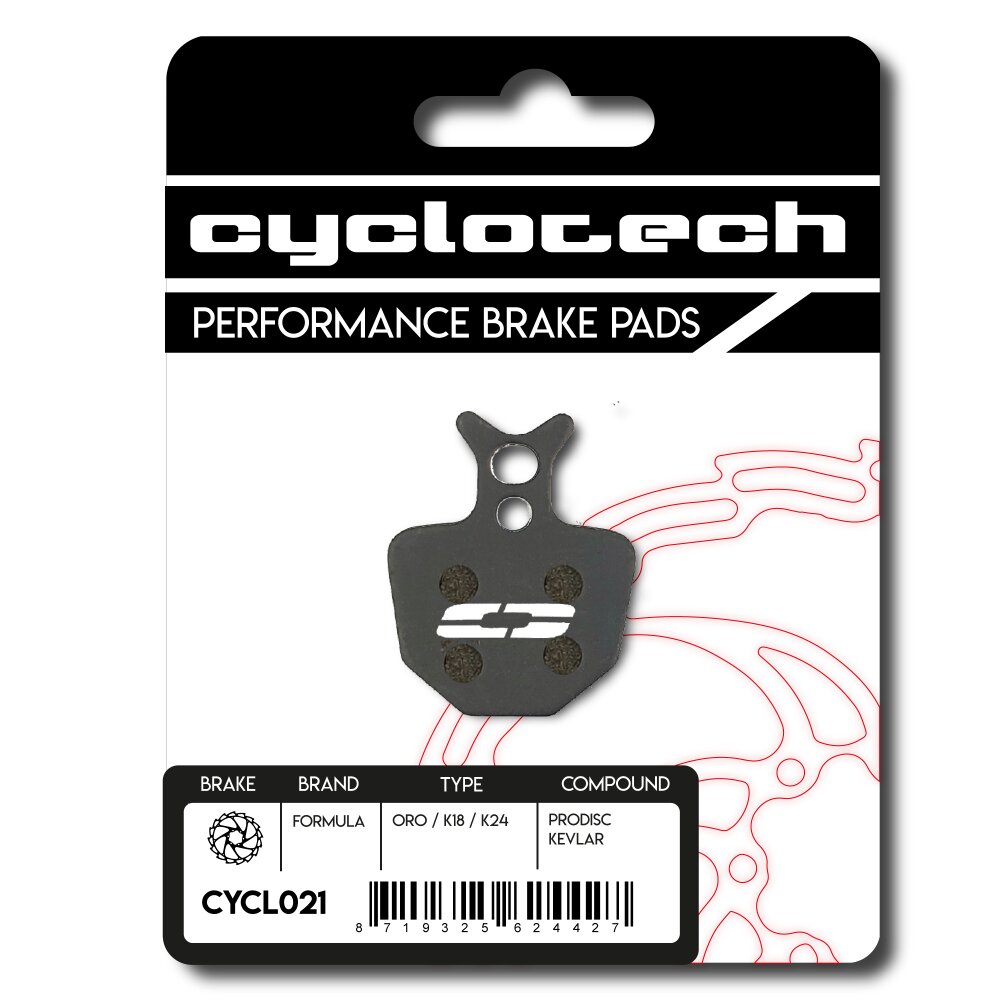 Cyclotech, Cyclotech Cyclotech schijfremblok prodisc kevlar formula oro