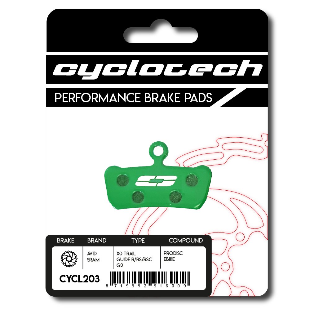 Cyclotech, Cyclotech Cyclotech schijfremblok prodisc e-bike sram g2