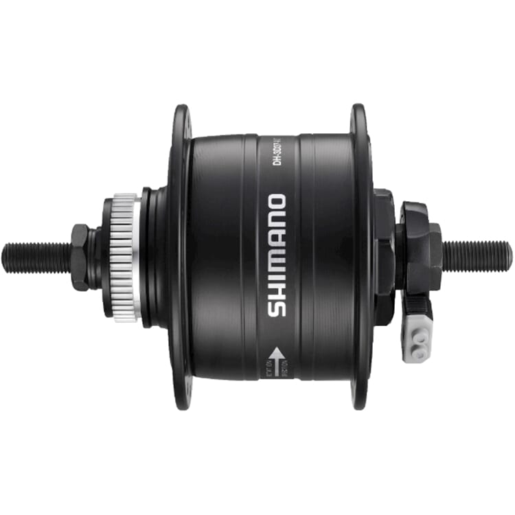 Shimano dynamonaaf 6v 3w centerlock black afbeelding