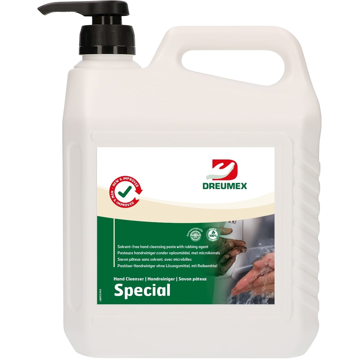 Dreumex handreiniger / handzeep special 2.7kg can met pomp