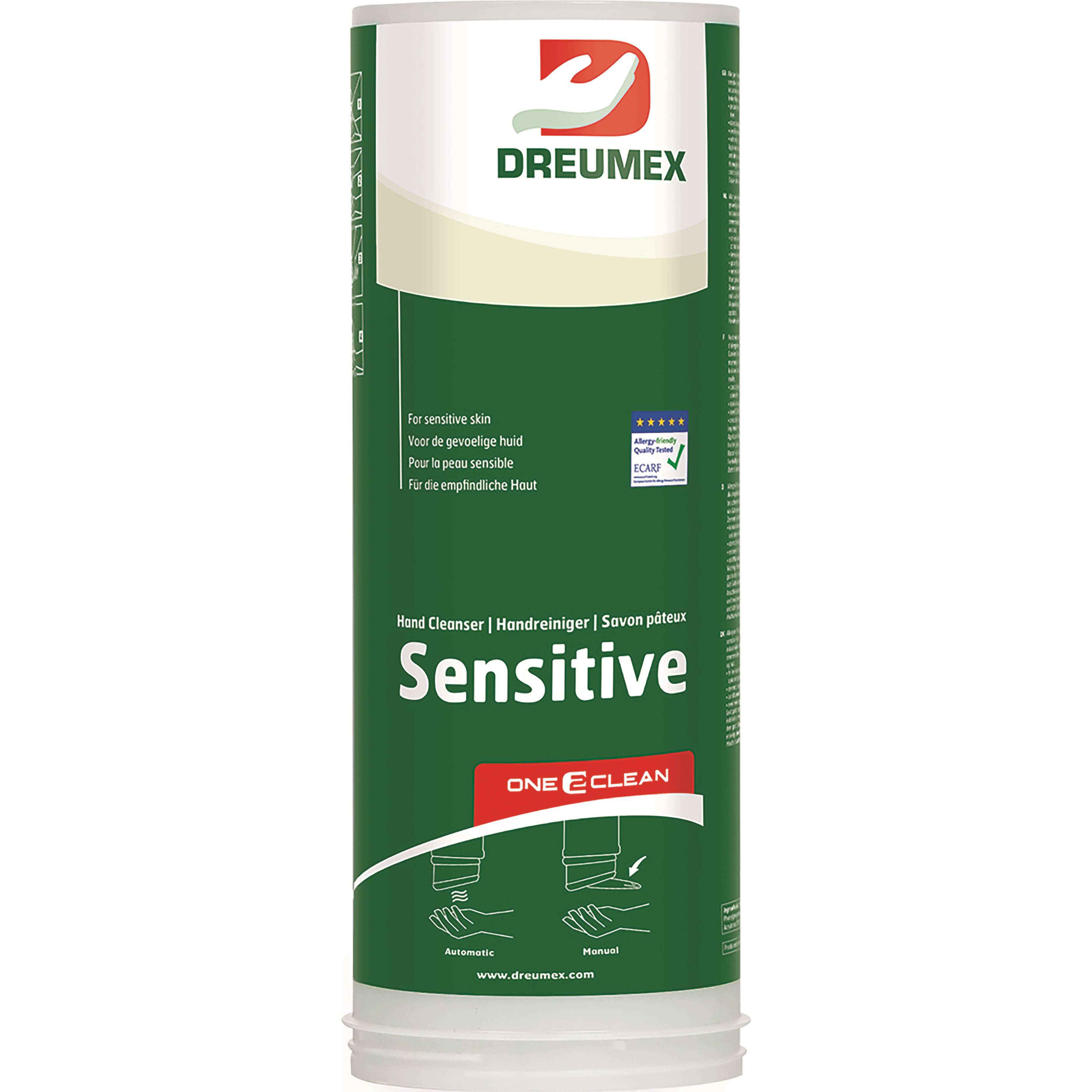 Dreumex zeep sensitive 3ltr o2c cartrige afbeelding