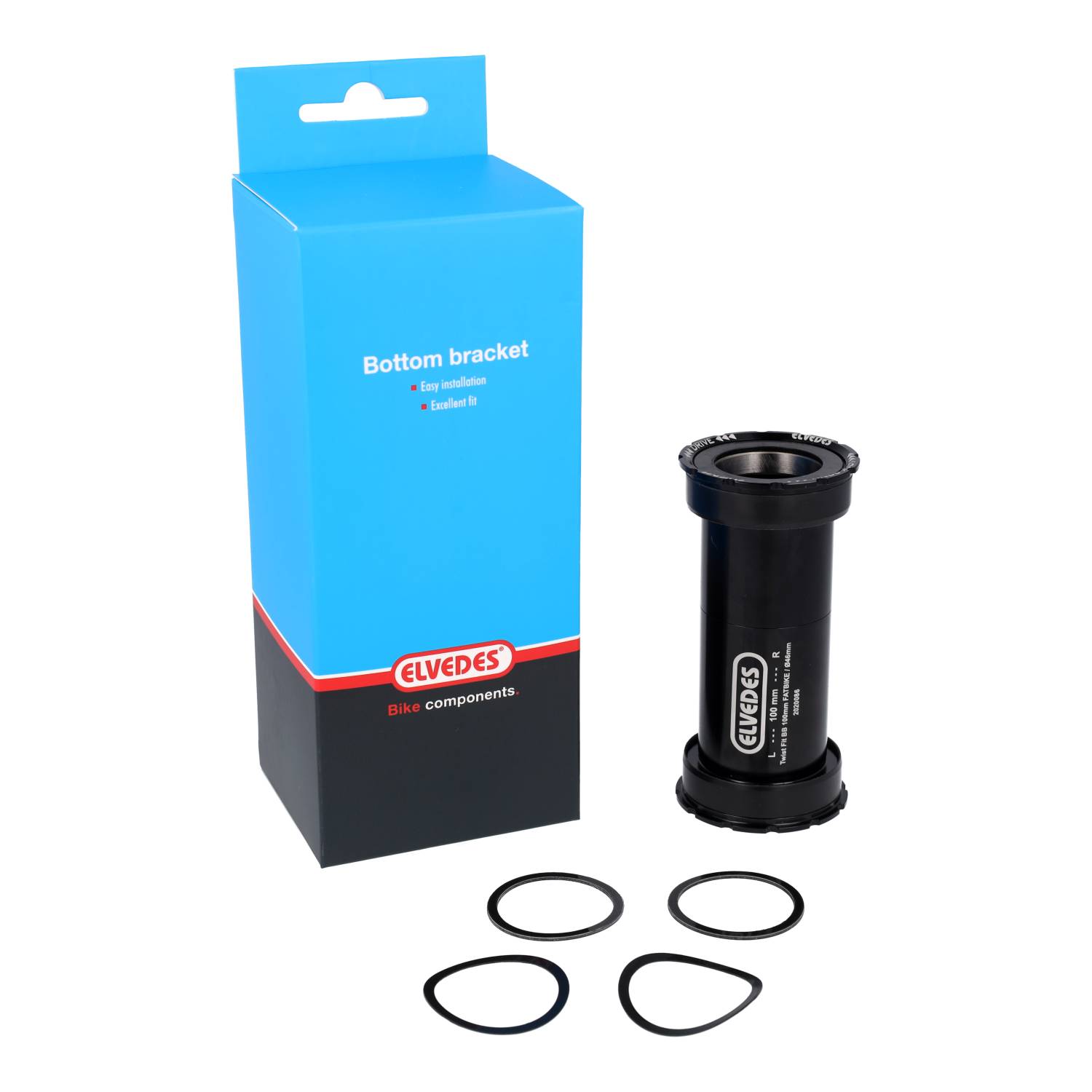 Elvedes twist fit pf30 fatbike voor 24mm shimano afbeelding