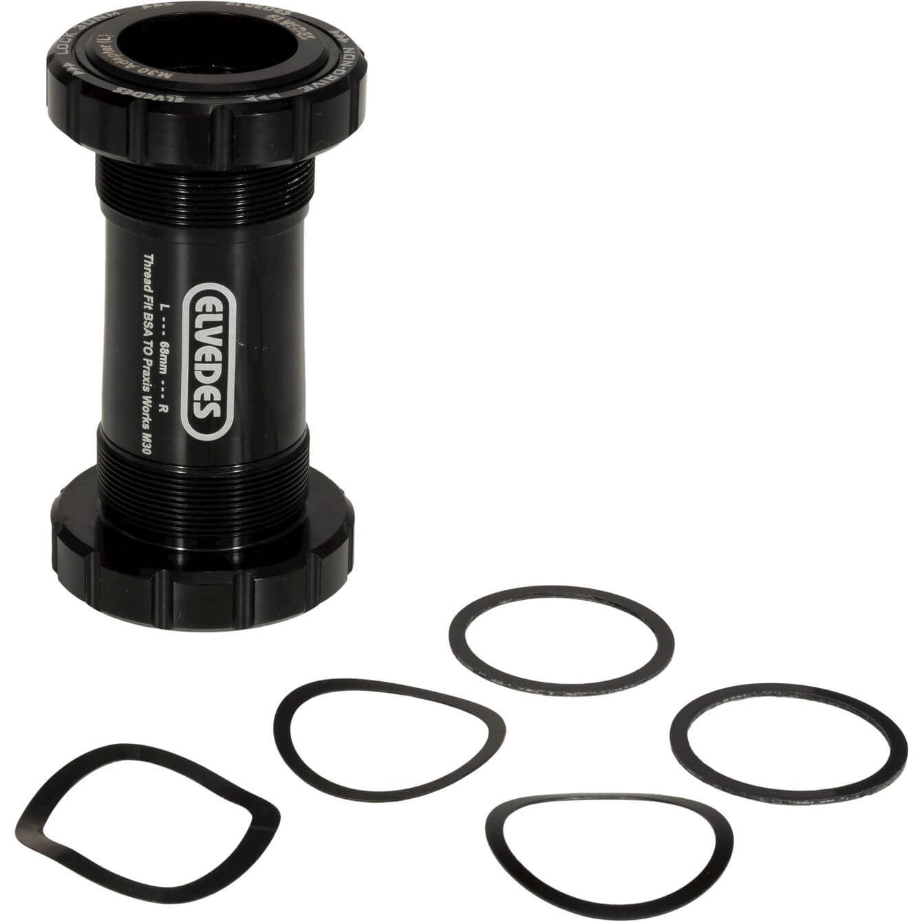 Elvedes Trapas thread fit bsa voor praxis road / mtb 68-73 mm afbeelding