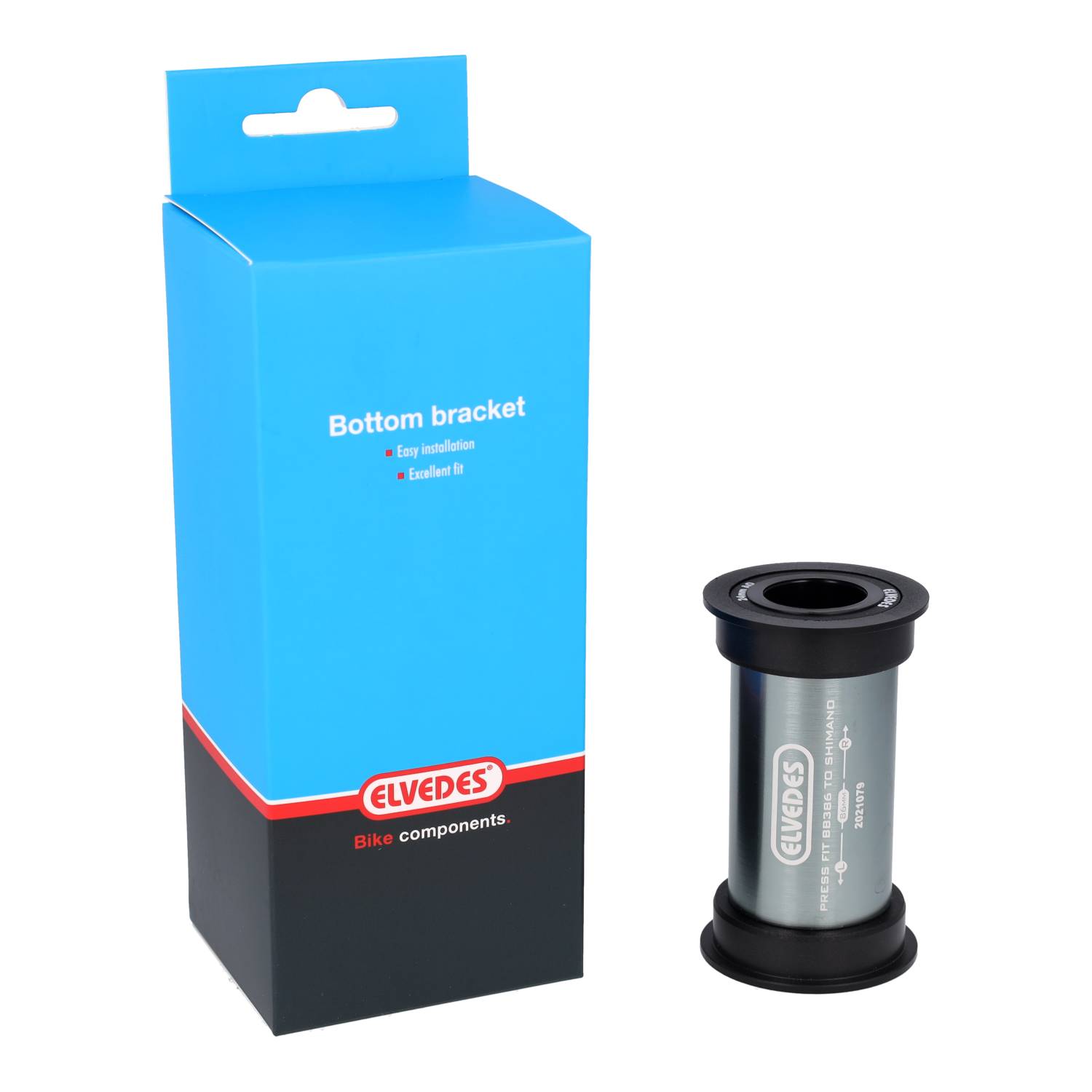 Elvedes trapas adapter press fit bb386 shimano 24mm afbeelding