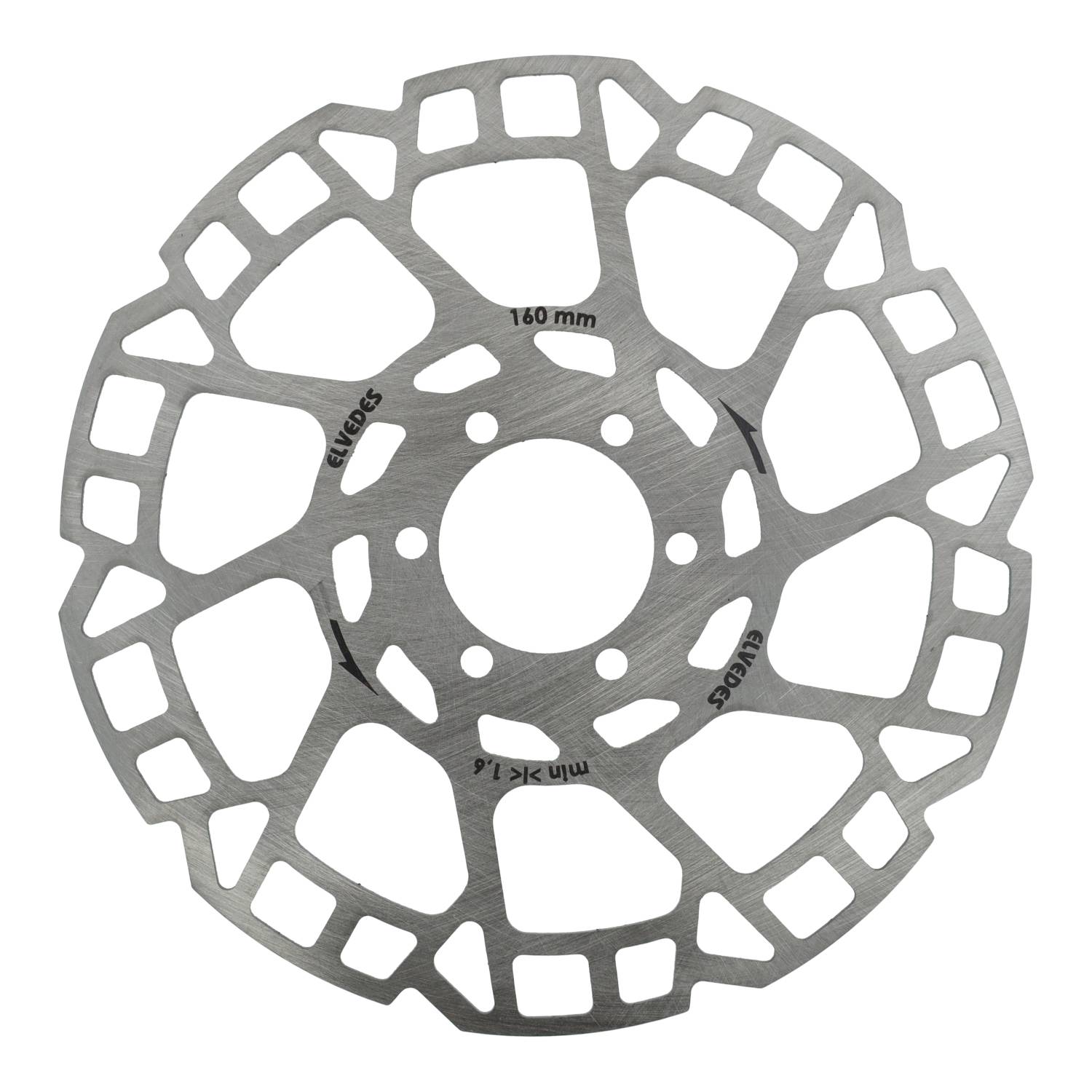 Elvedes remschijf 6-gaats ø160mm t=1,8mm afbeelding