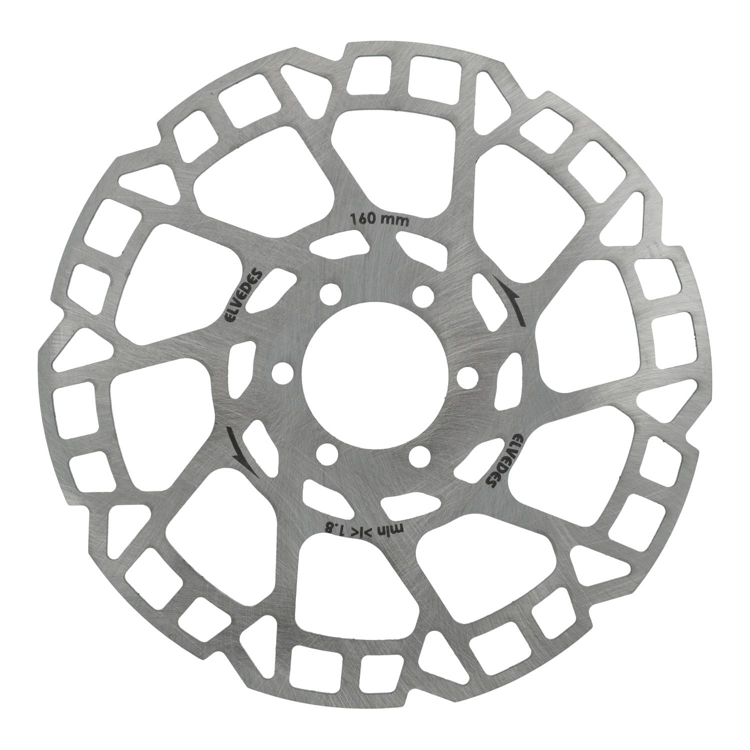 Elvedes remschijf 6-gaats ø160mm t=2,0mm afbeelding