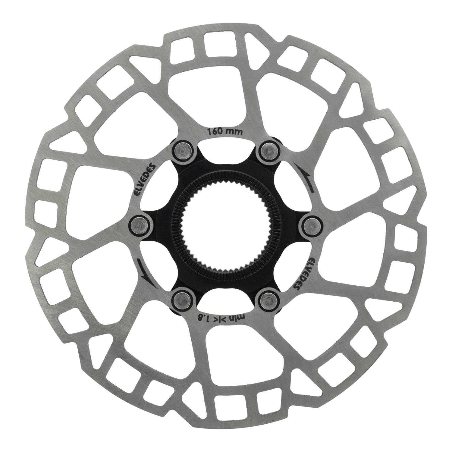 Elvedes remschijf centerlock ø160mm t=2,0mm afbeelding