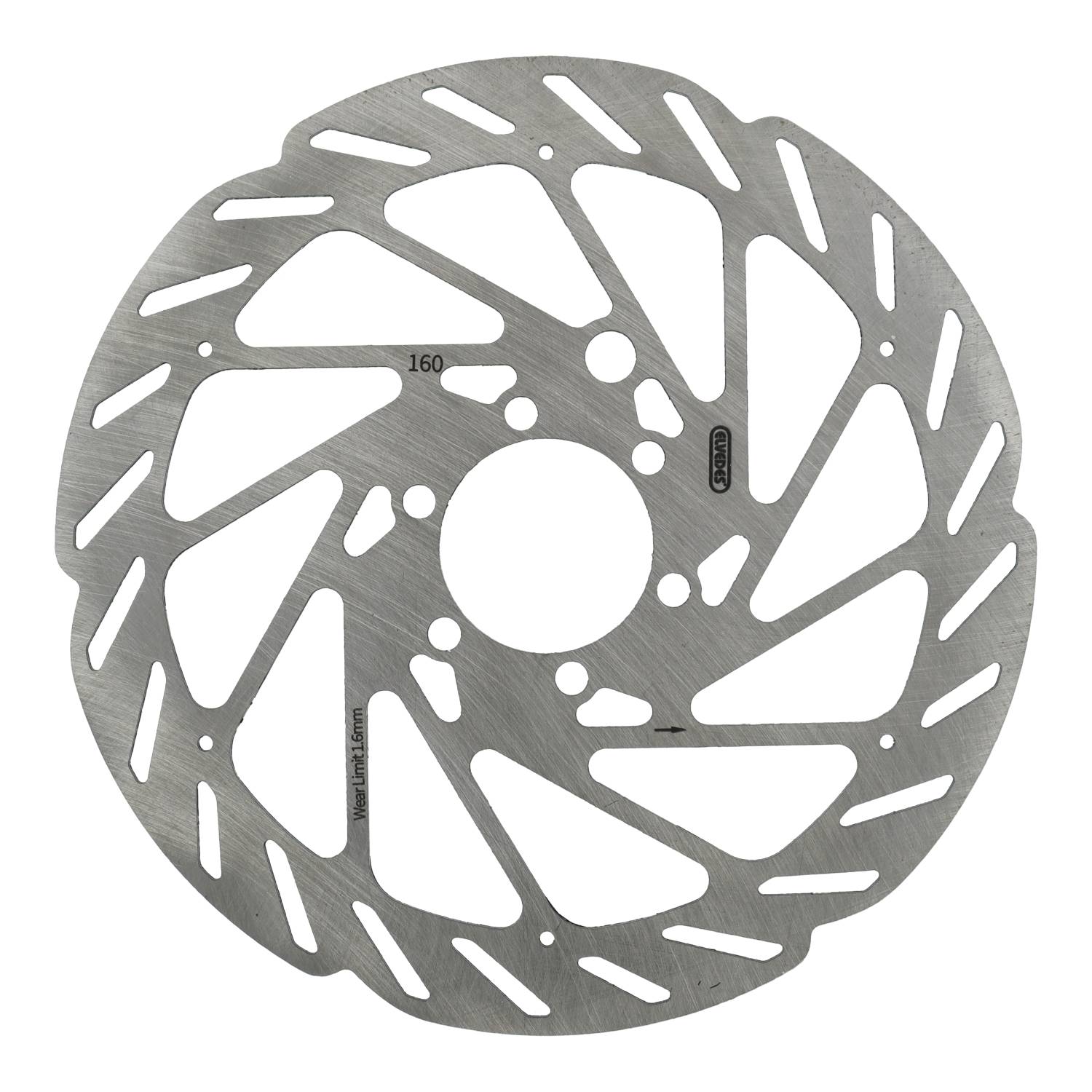 Elvedes remschijf 6-gaats ø160mm t=1,8mm sensor magneet afbeelding