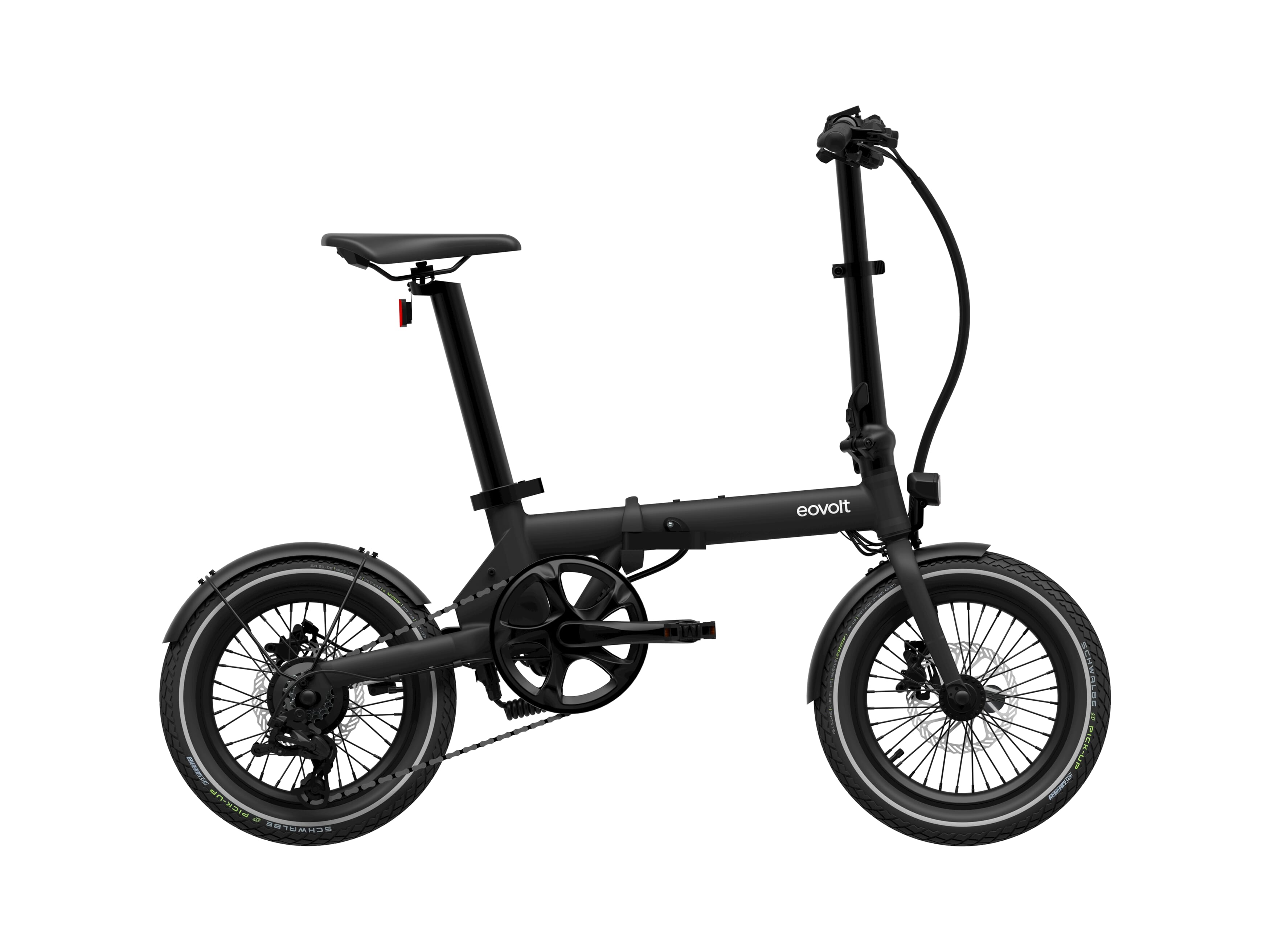 Eovolt elektrische vouwfiets morning 16 origins v3 zwart afbeelding