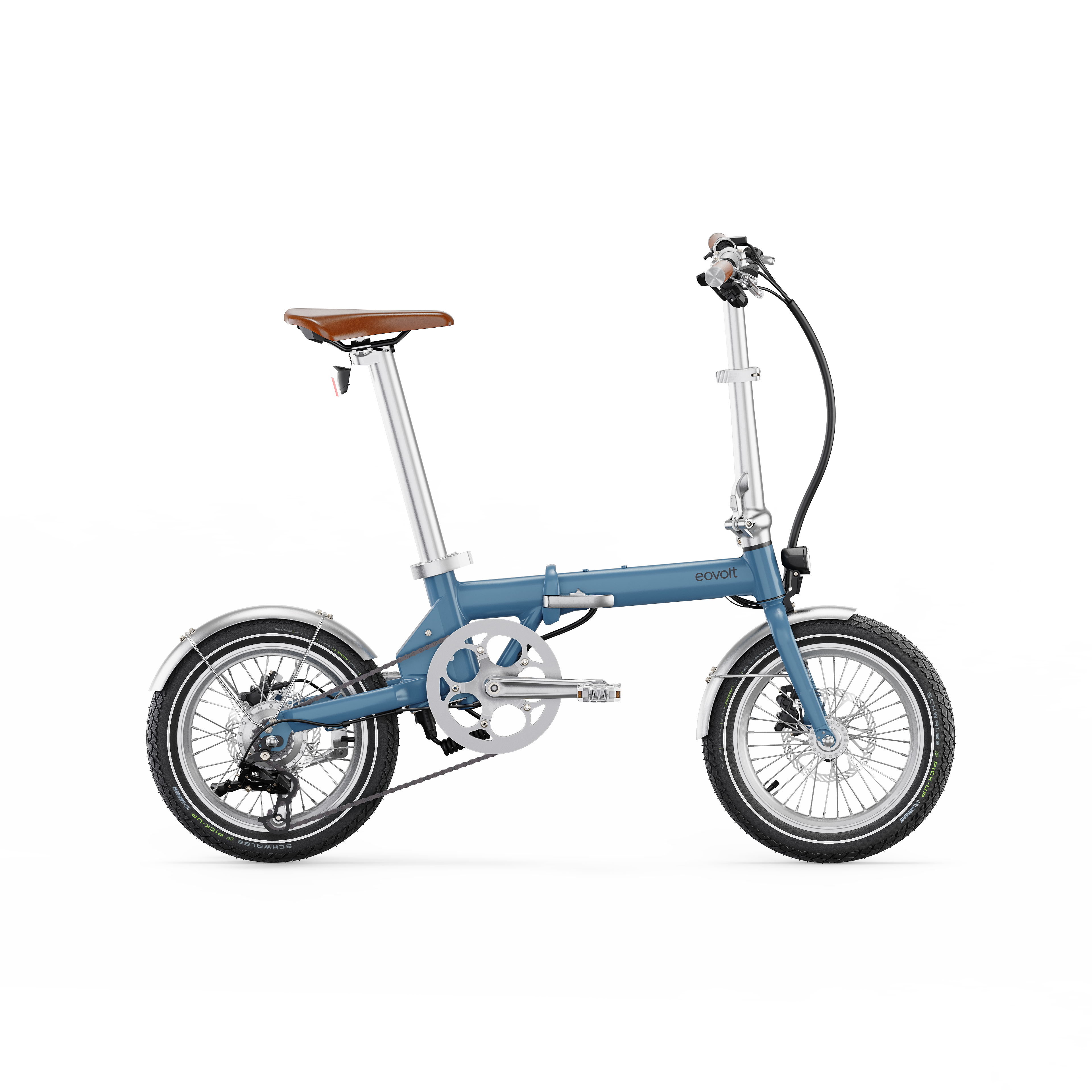 Eovolt elektrische vouwfiets morning 16 vintage v3 blauw