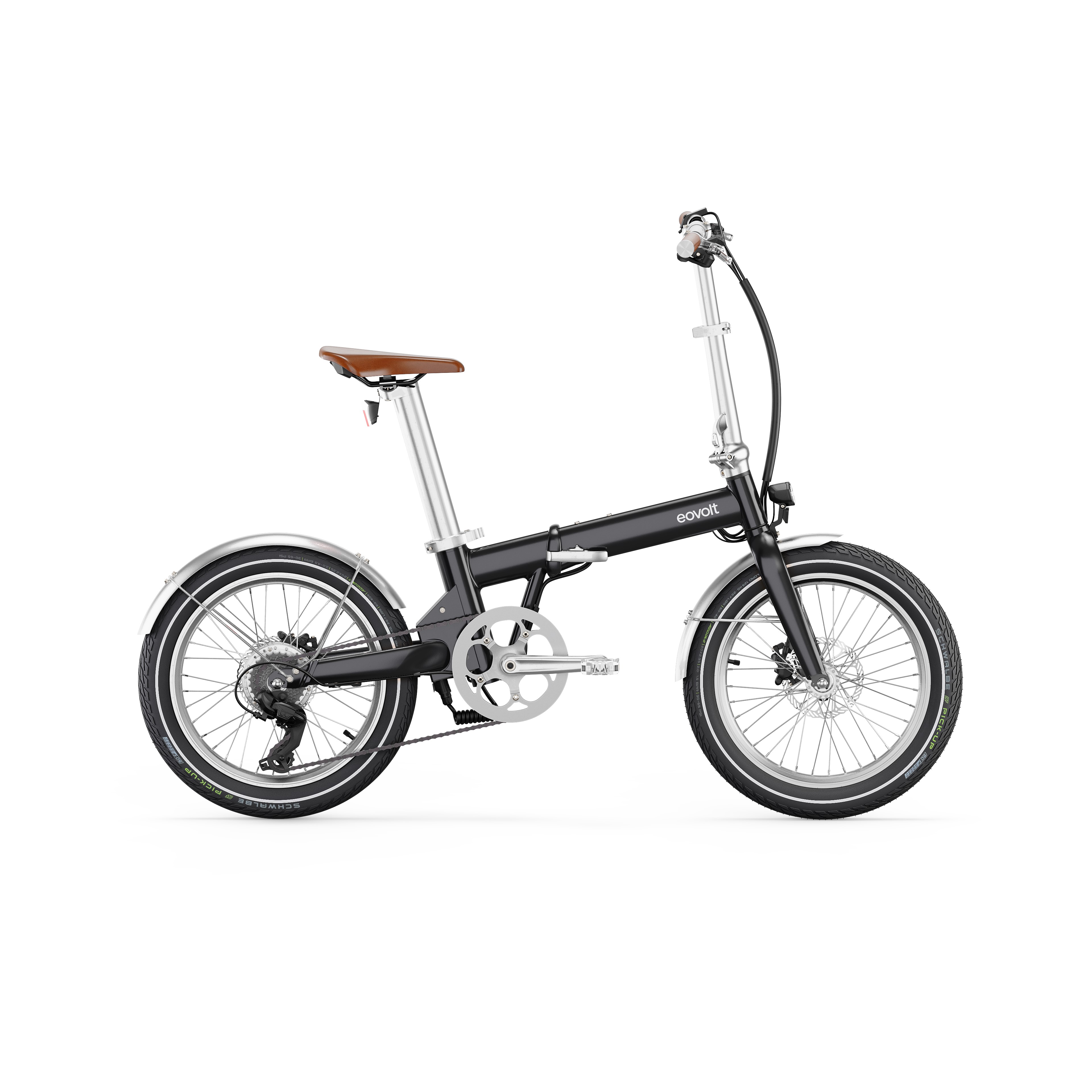Eovolt elektrische vouwfiets afternoon 20 vintage v3 zwart afbeelding