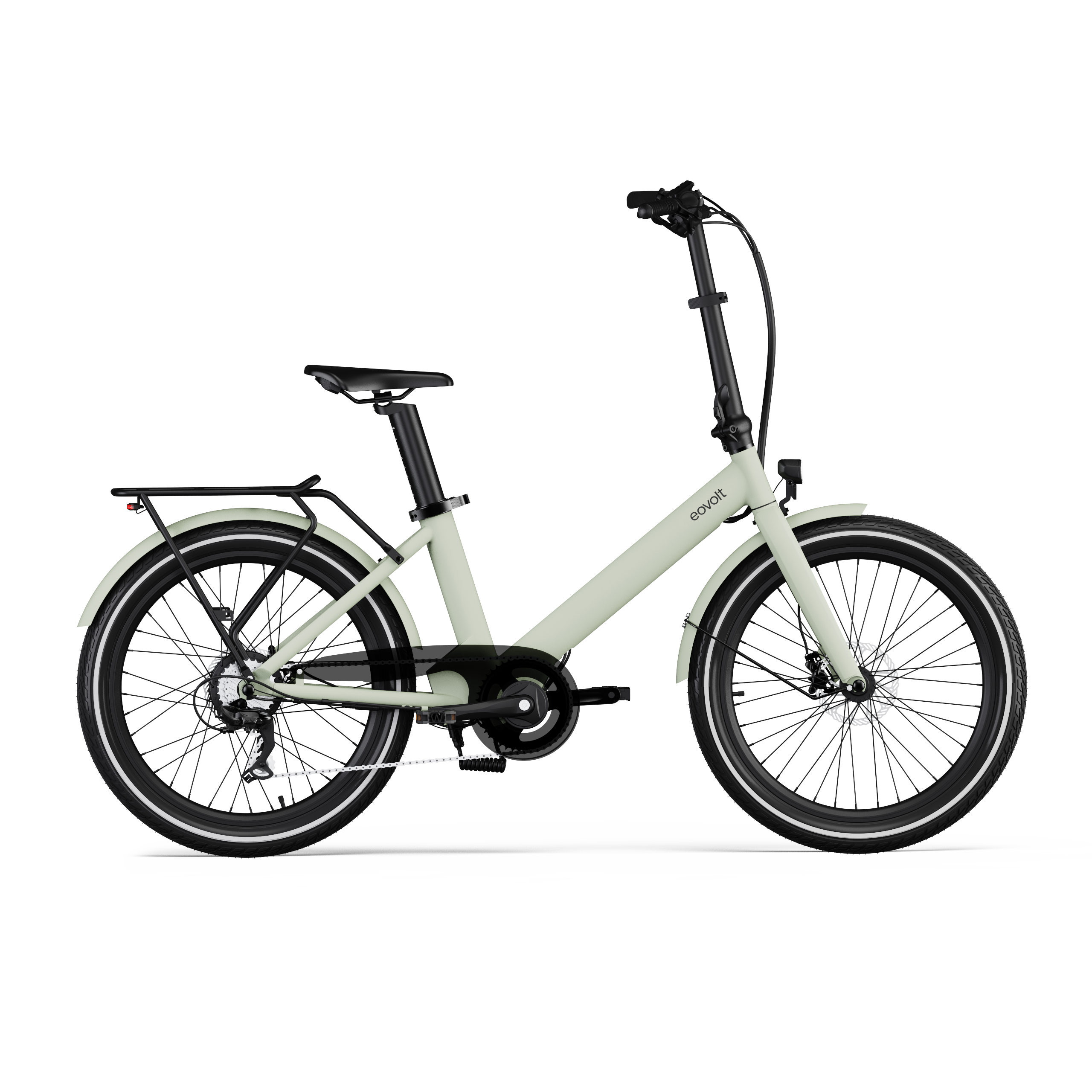 Eovolt elektrische compactfiets evening 24 v2 groen afbeelding