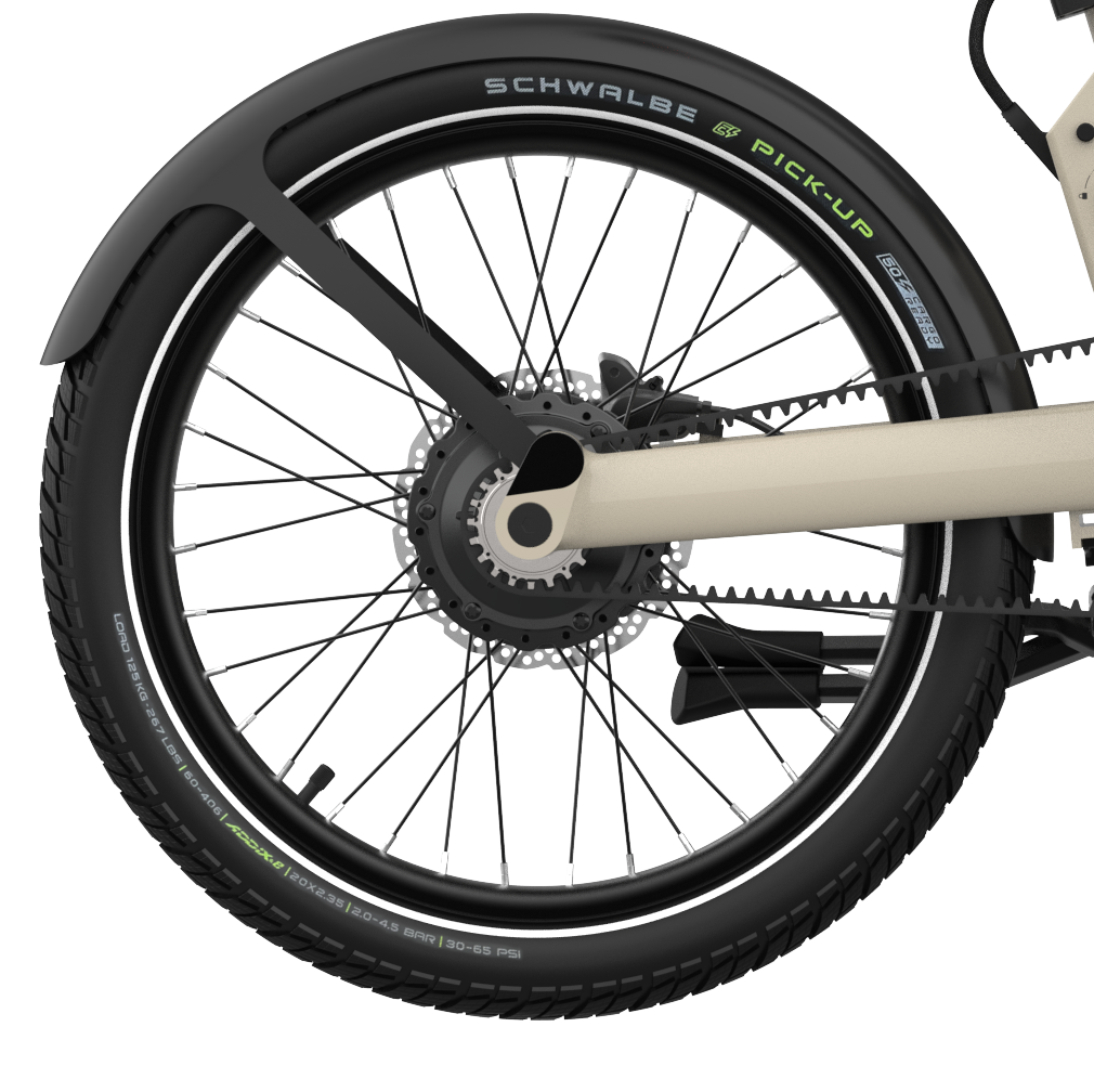Eovolt achterwiel bafang dual speed afternoon pro zwart afbeelding